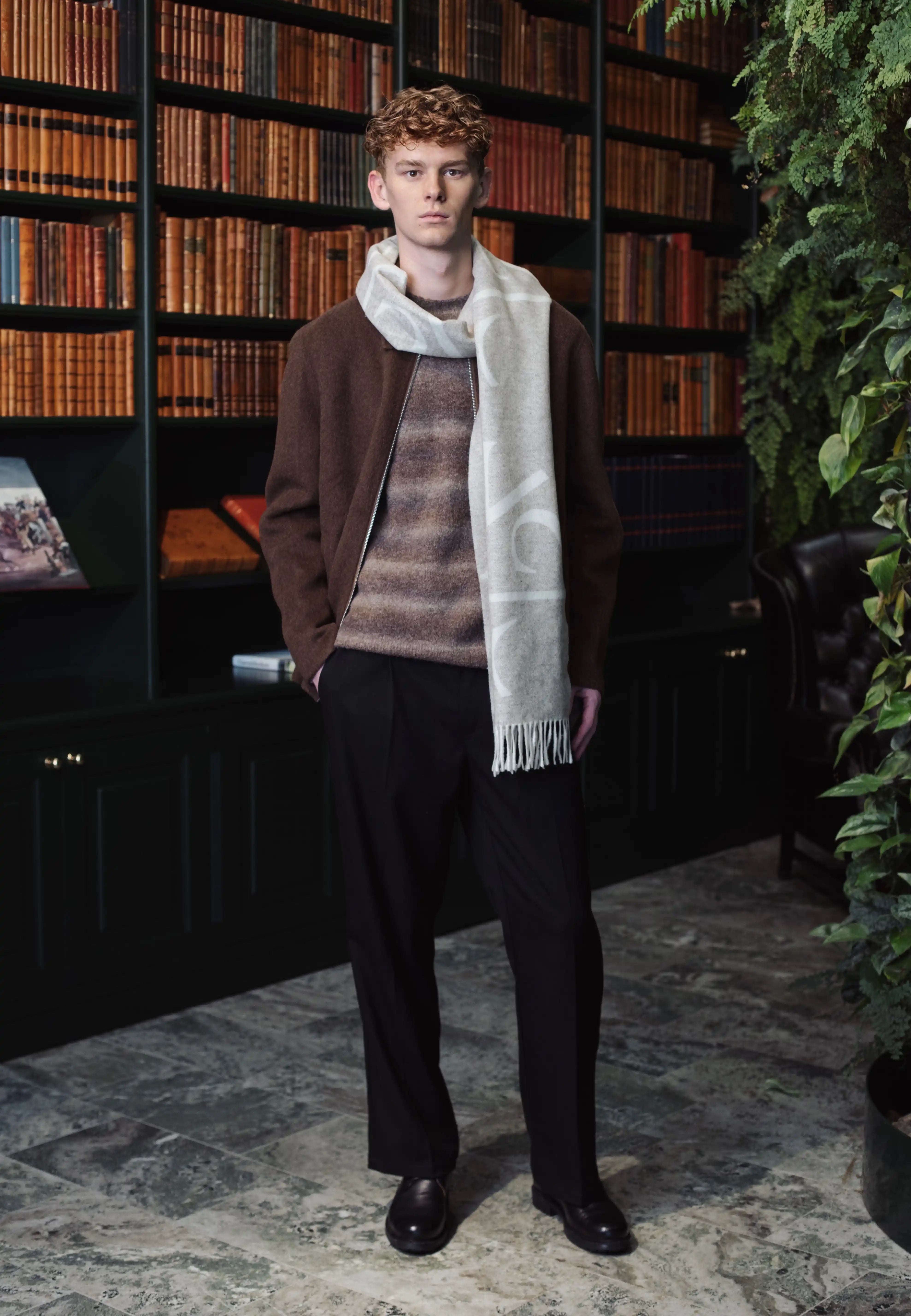 Quinn wool jacket - Brown