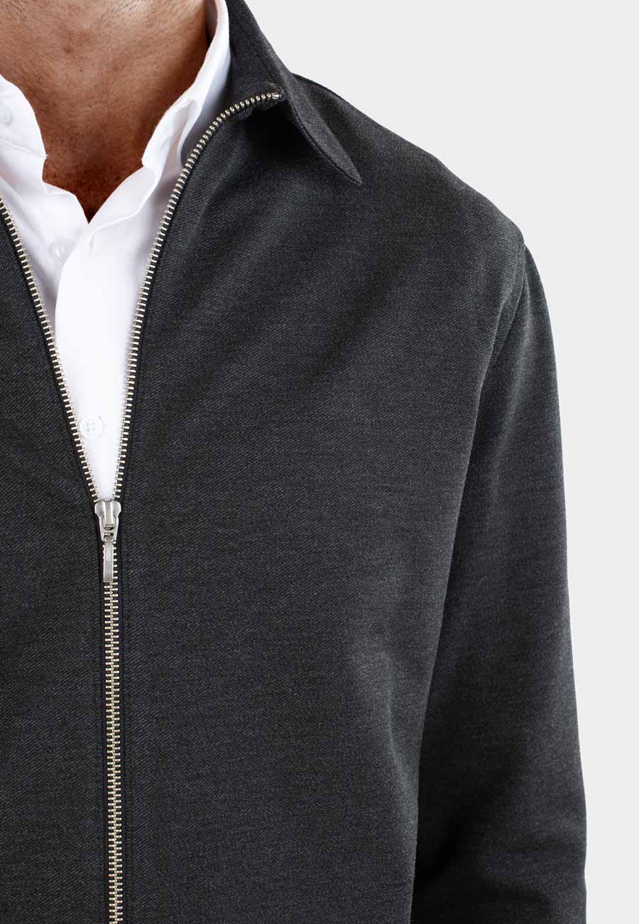 Aden Superior Stretch Overshirt - Grey