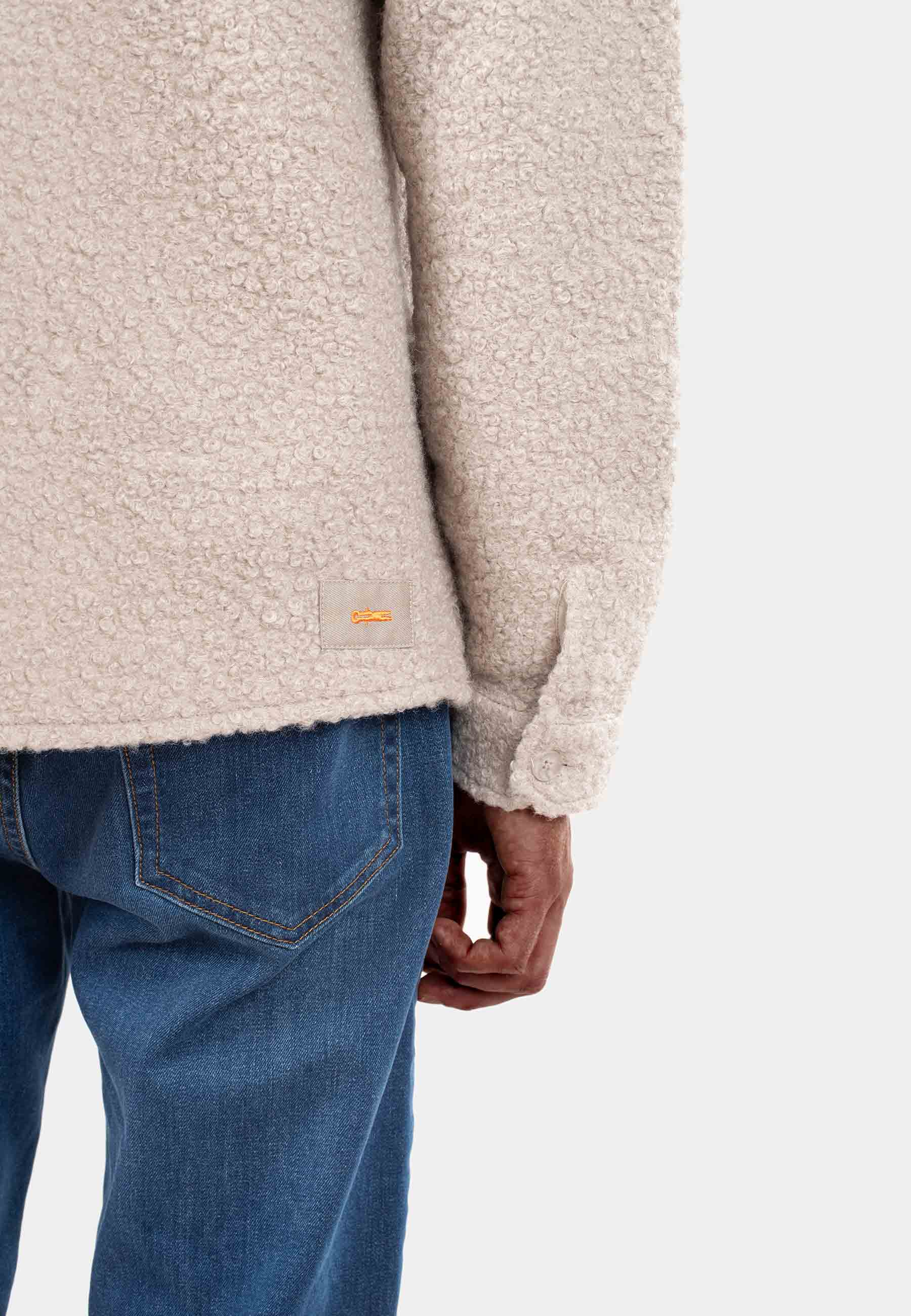 Dani Boucle overshirt - Beige