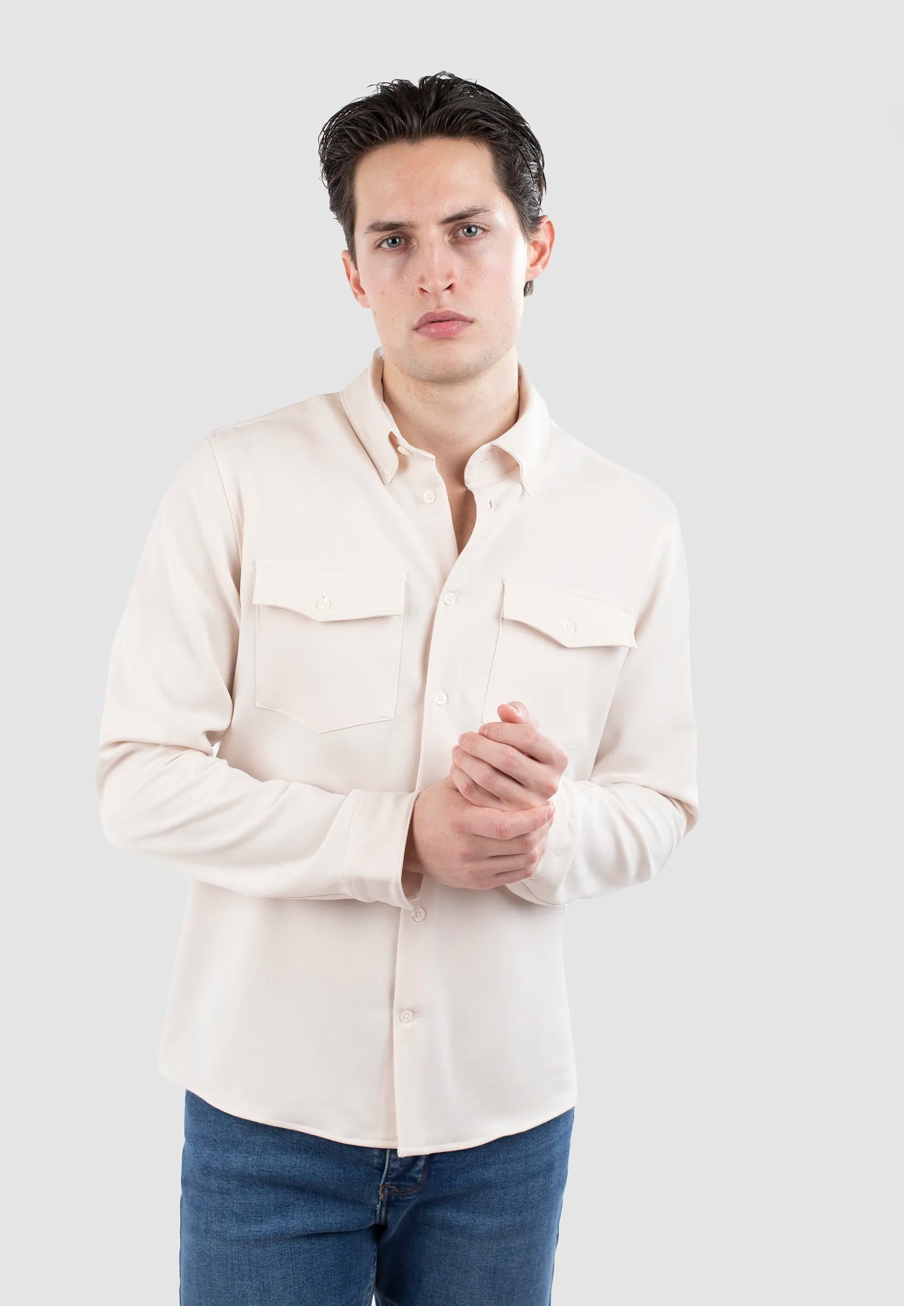 Redy viscose blend shirt -  Off-white
