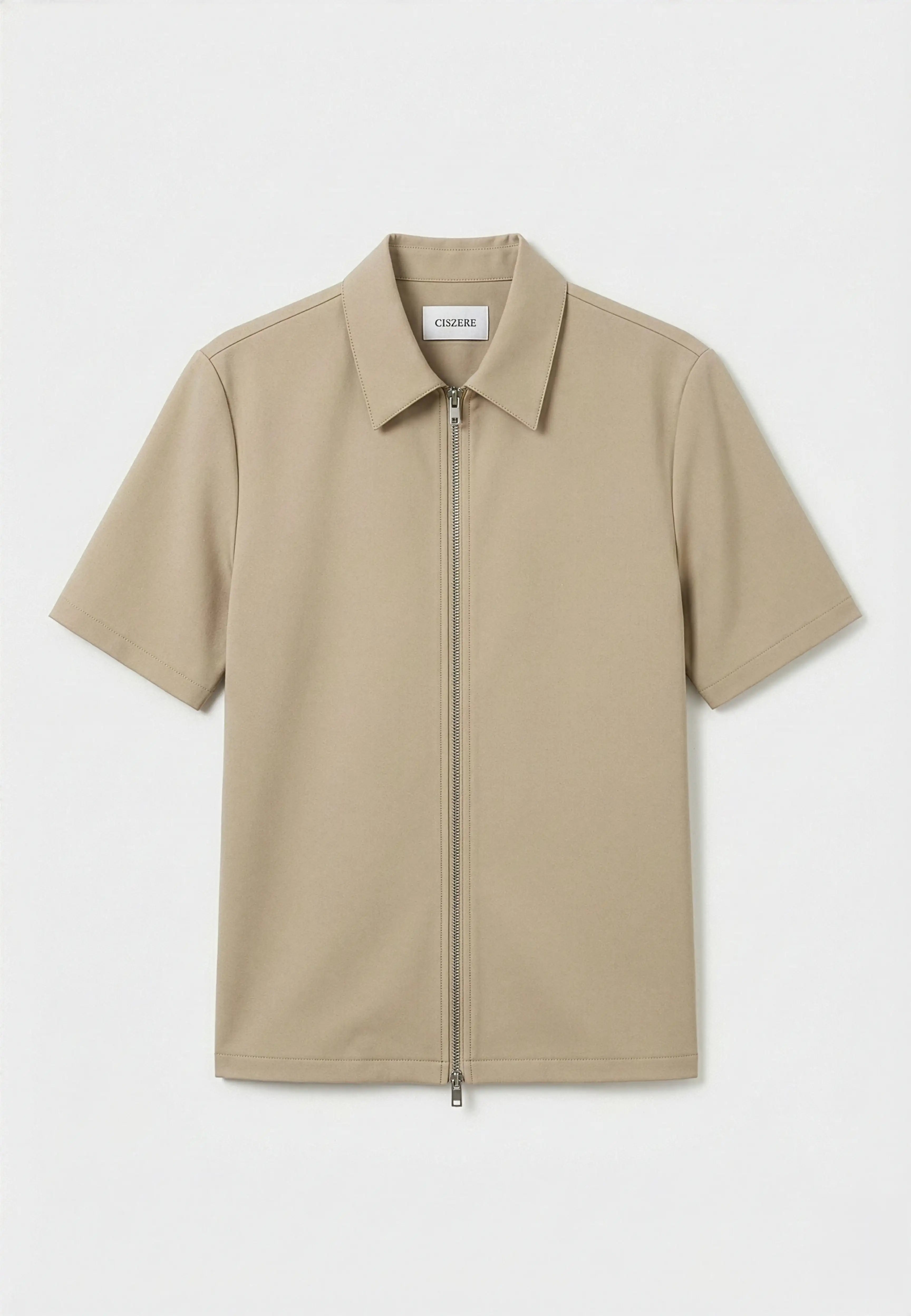 Vander zip shirt - Beige
