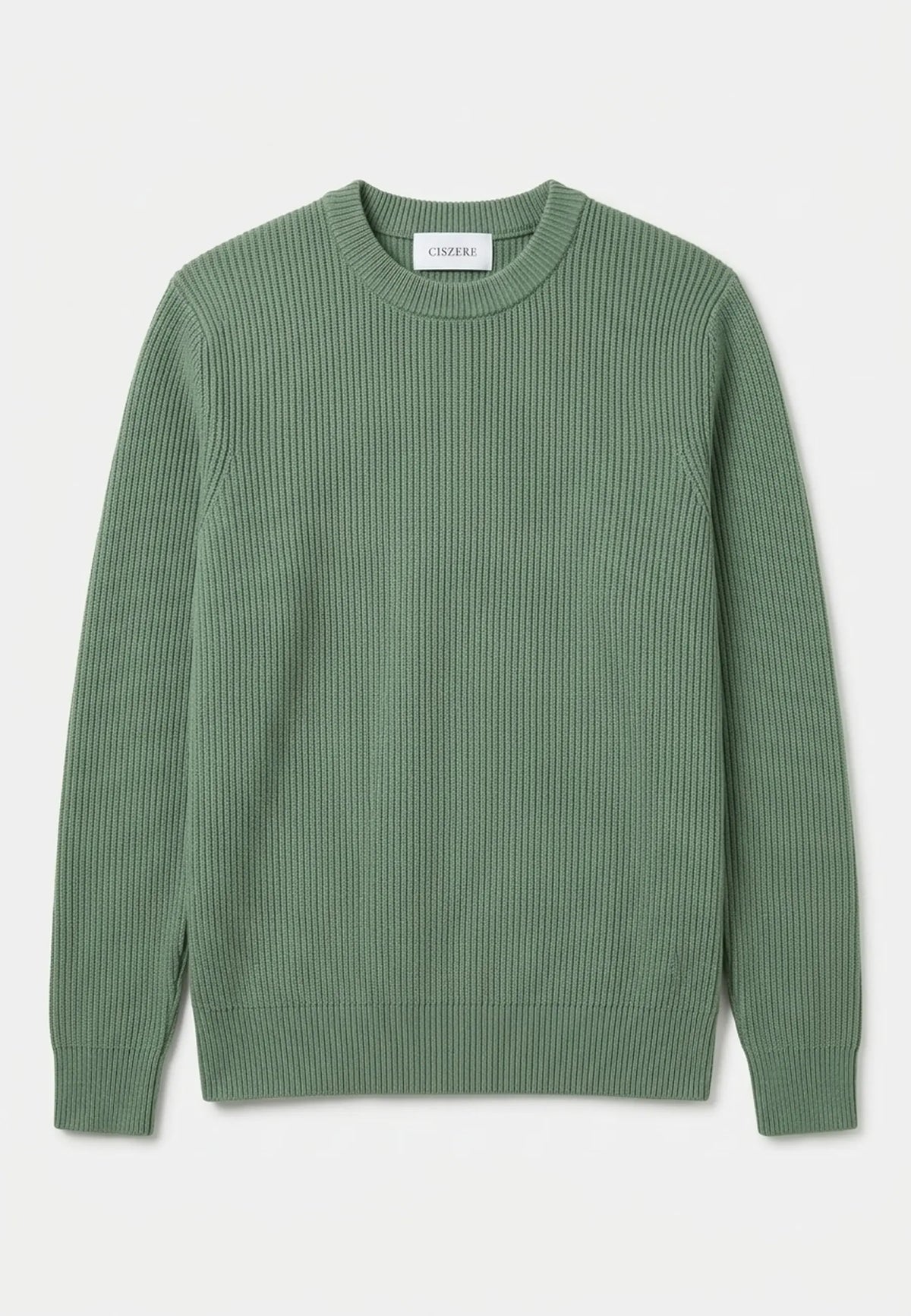 Eddie knitted sweater - Light green, on model