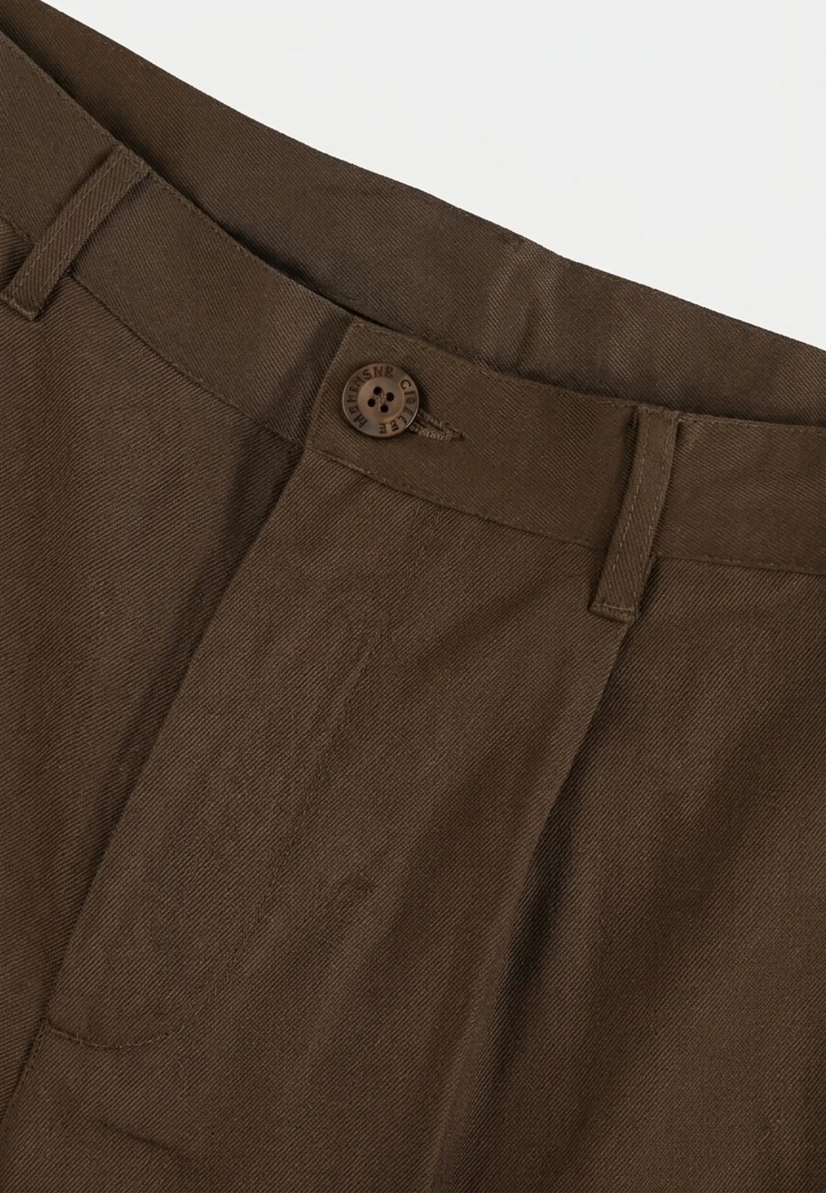 Ethan Heavy Relaxed Fit trousers - Brown, flat lay