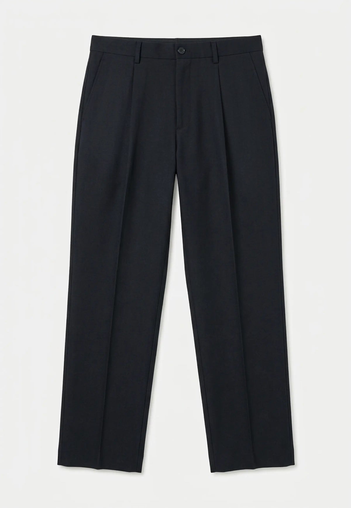 Ethan Heavy Relaxed Fit trousers - Navy, flat lay
