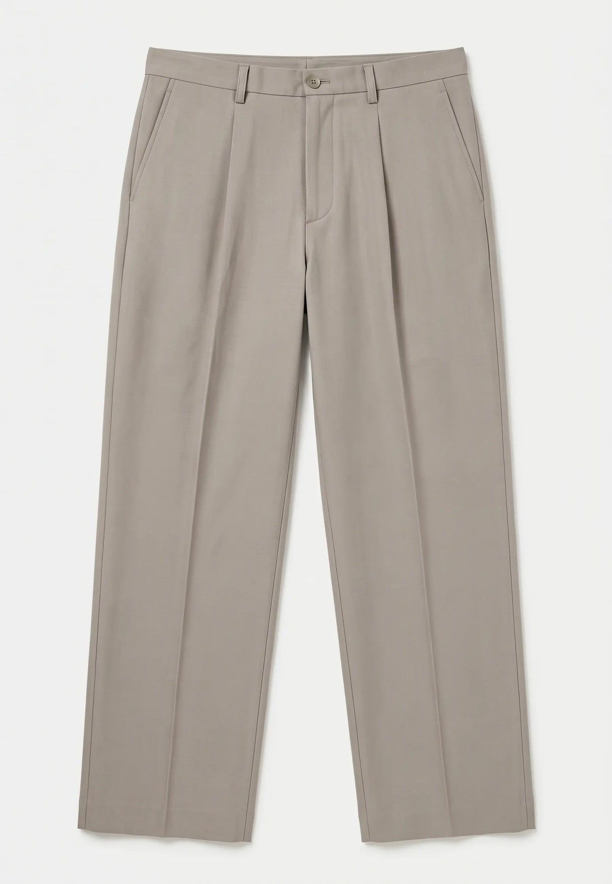 Ethan Heavy Relaxed Fit trousers - Taupe, on model