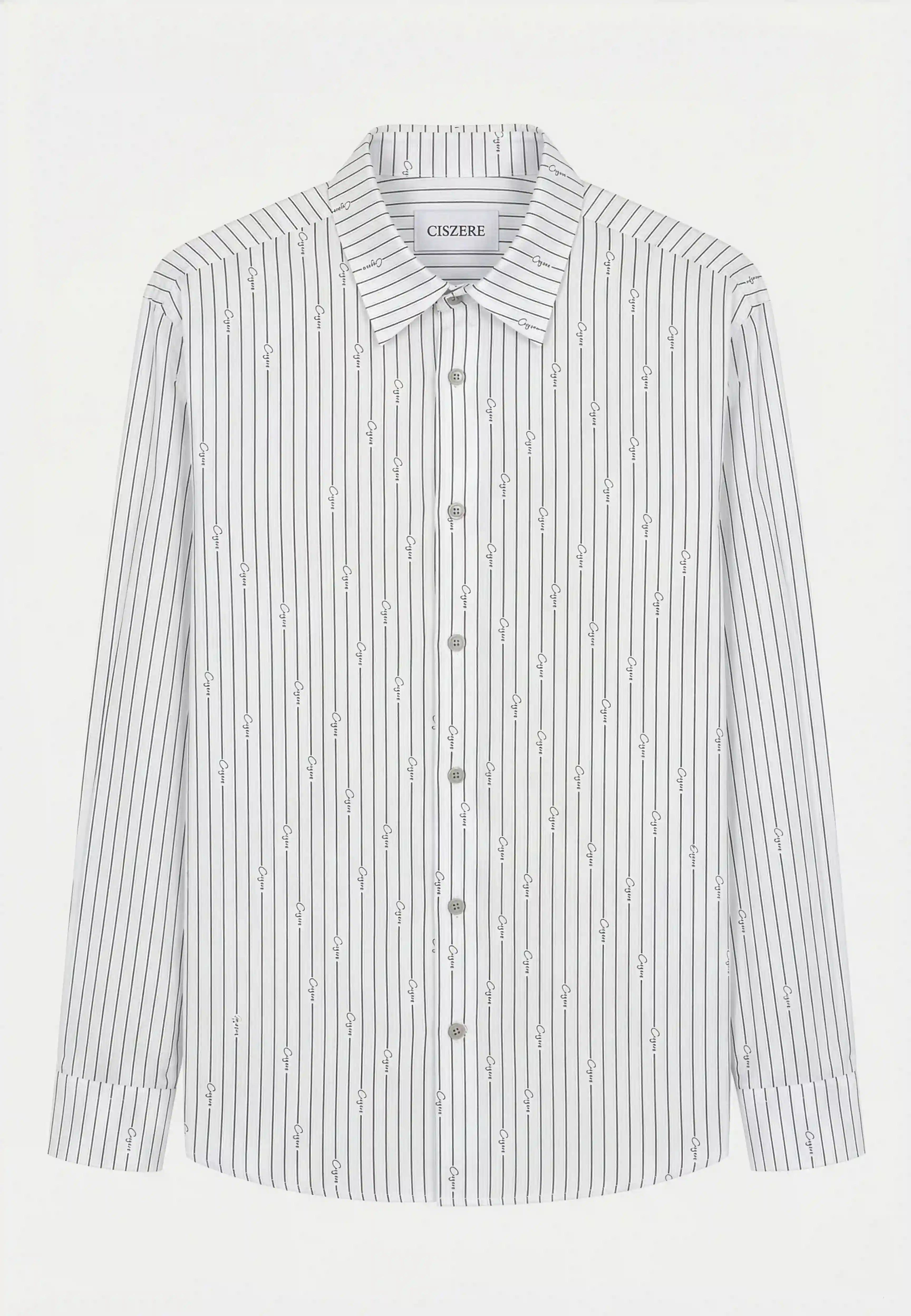 Herd printed shirt - White