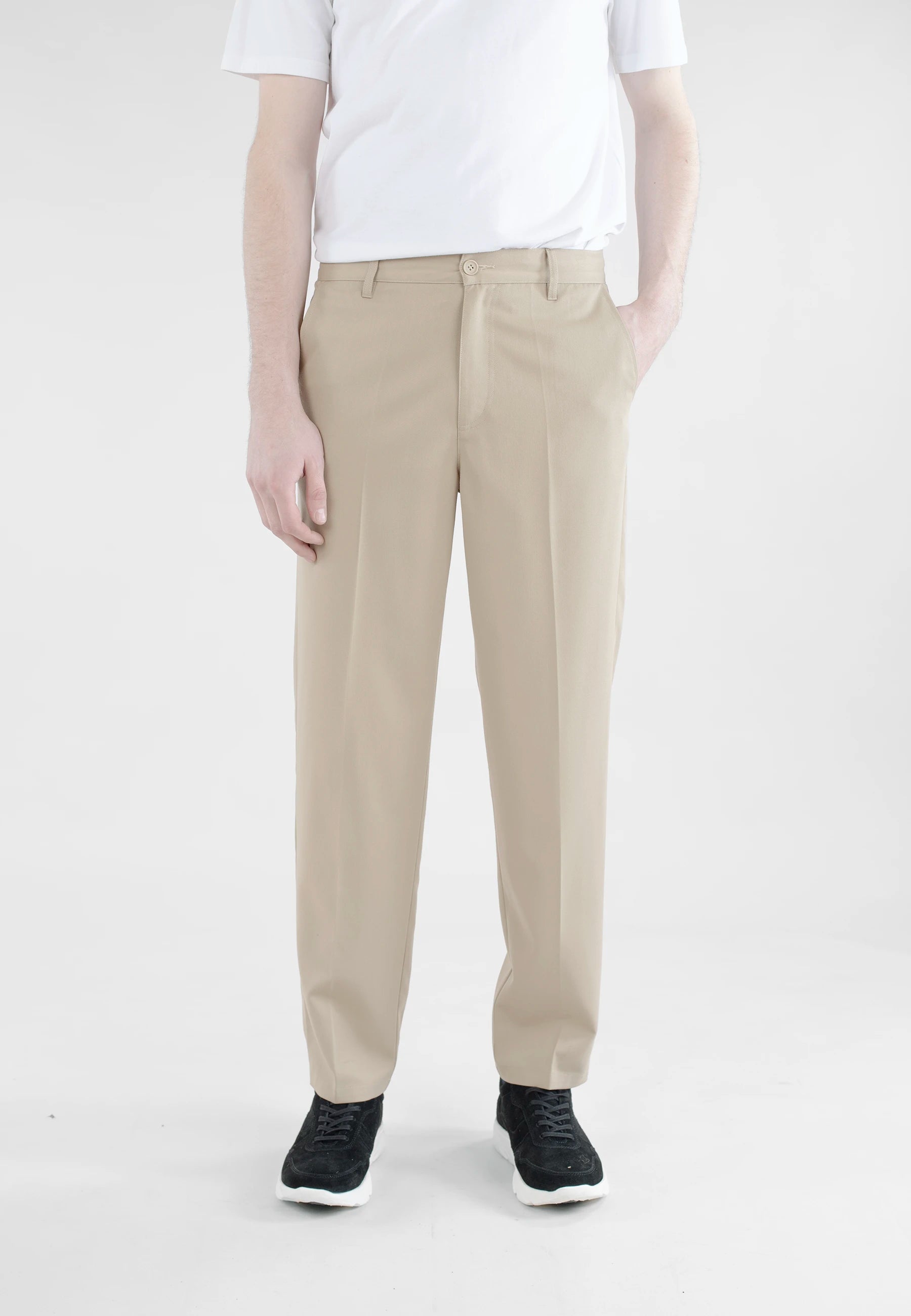 Short sleeve suit set - Light brown