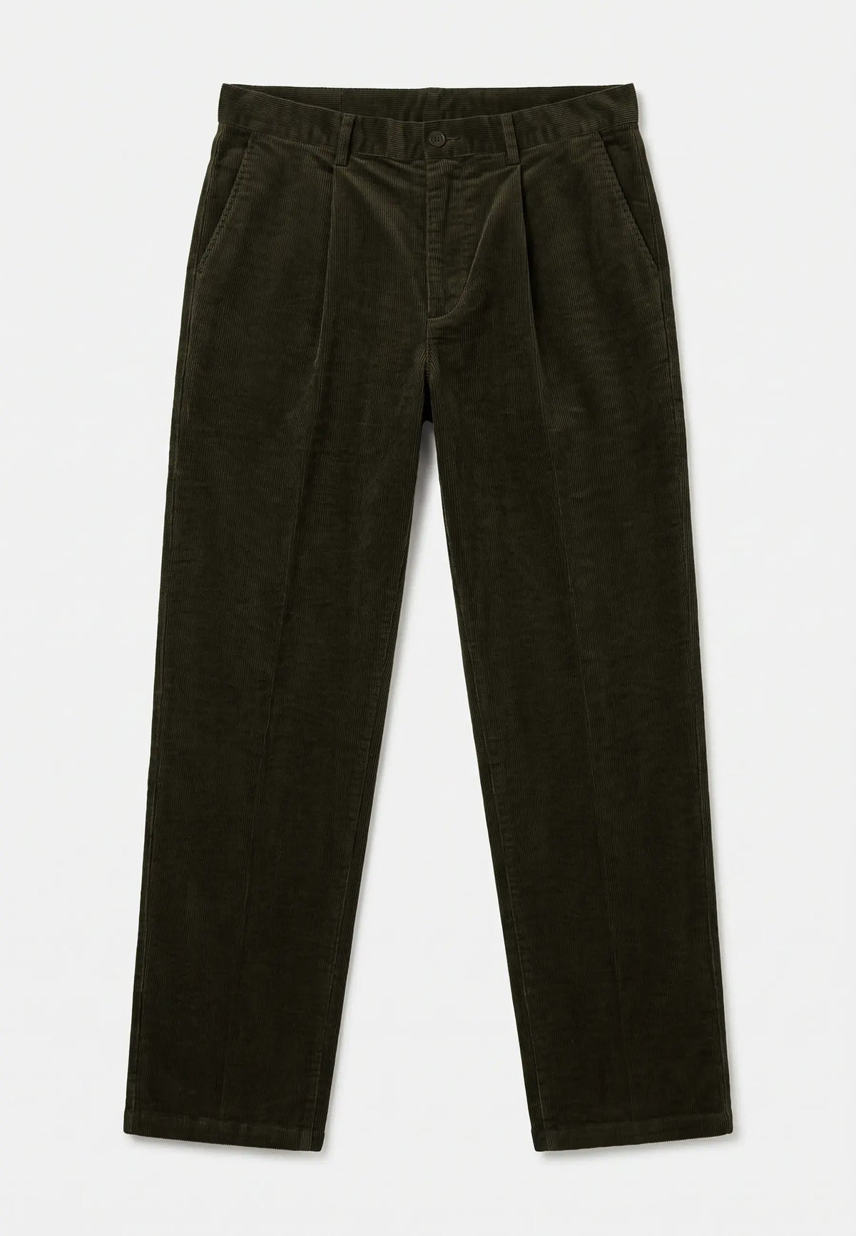 Lou cord trousers - Green, flat lay