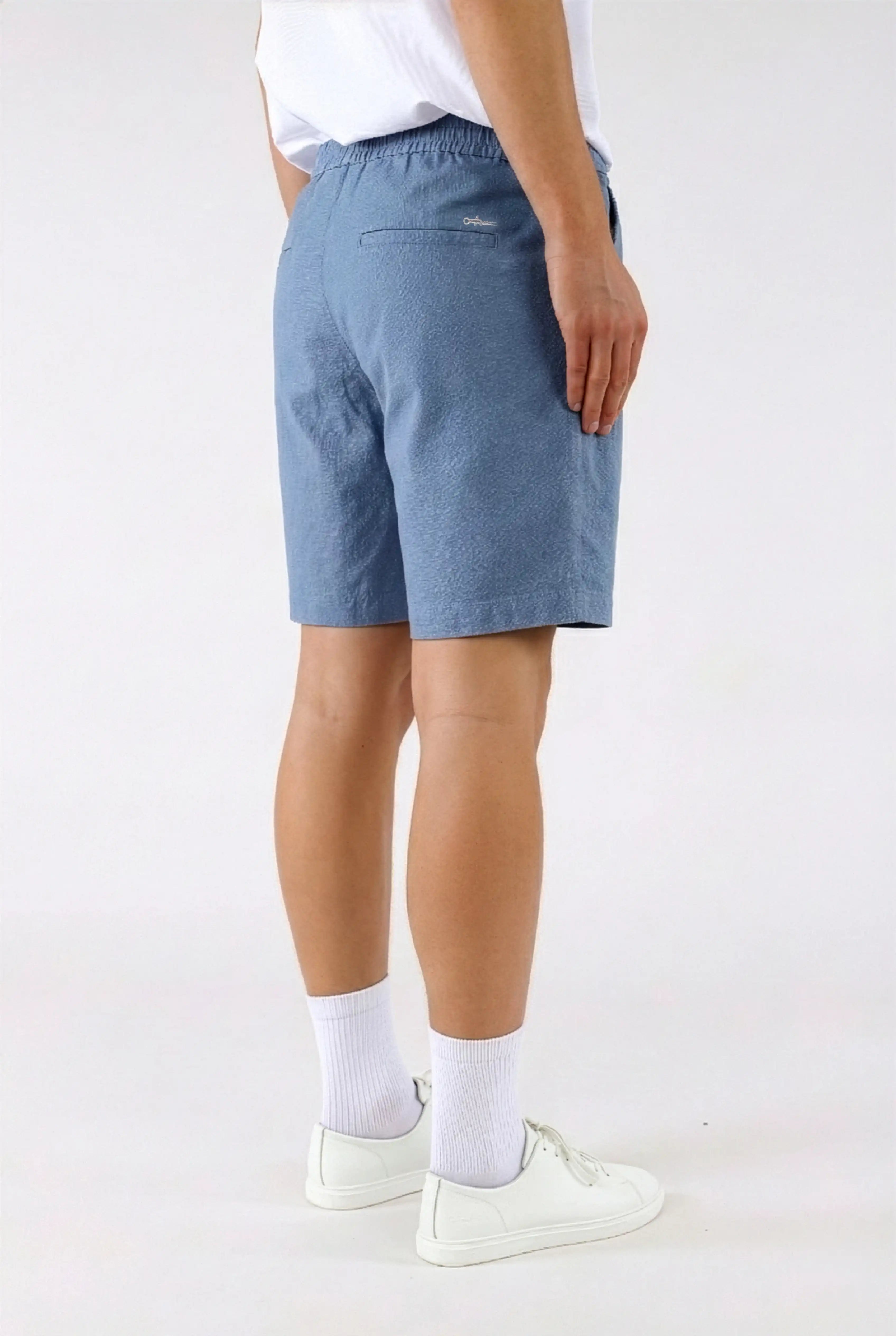 Linen Casual Set - Blue