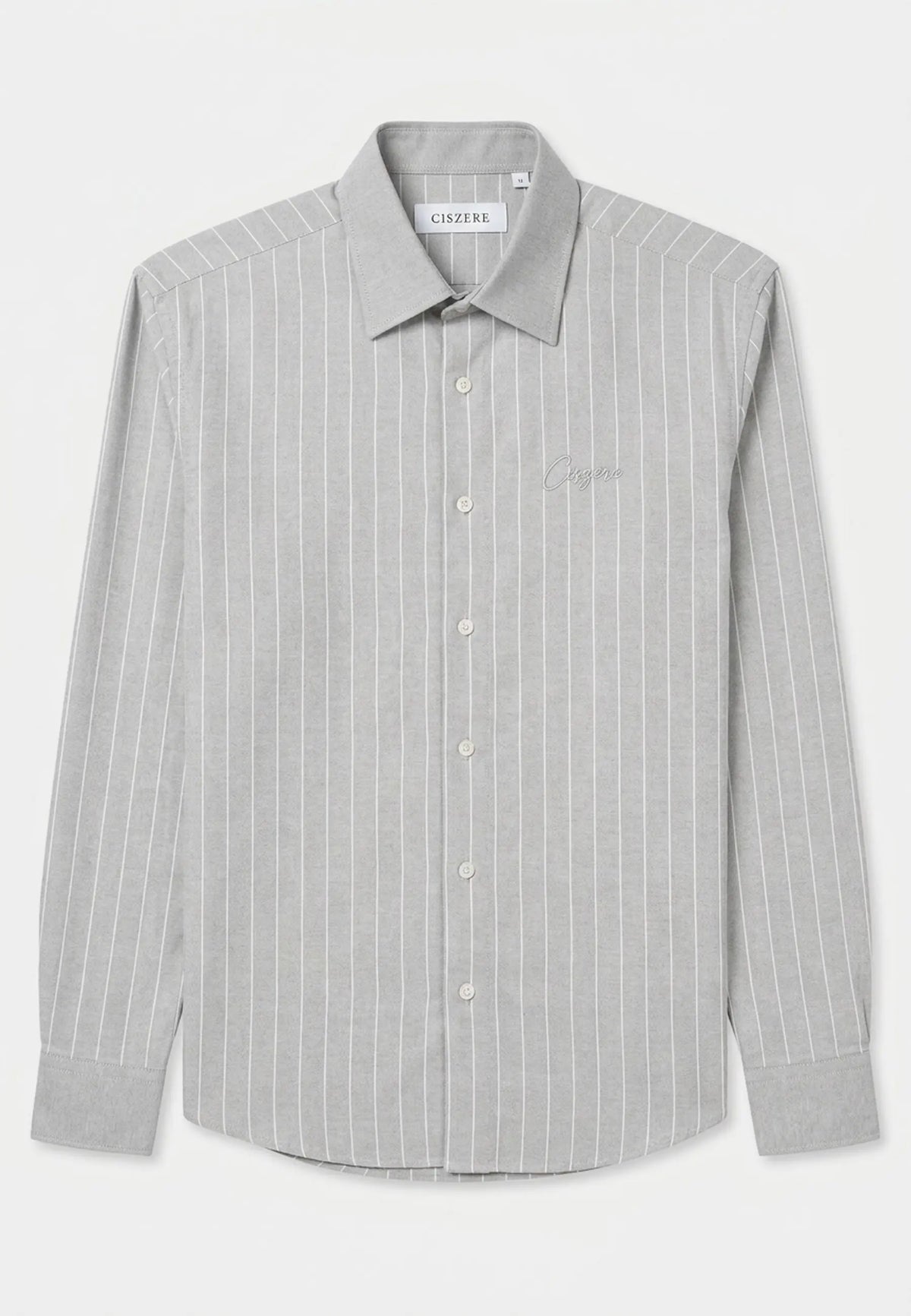 Patrick contrast shirt - Grey, flat lay