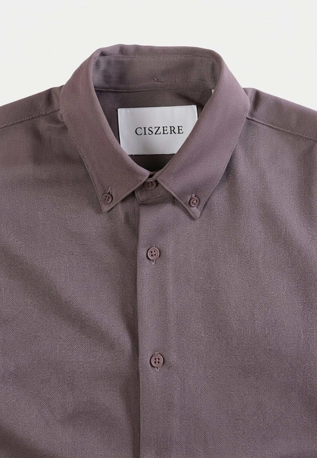 Redy viscose blend shirt - Purple, on model