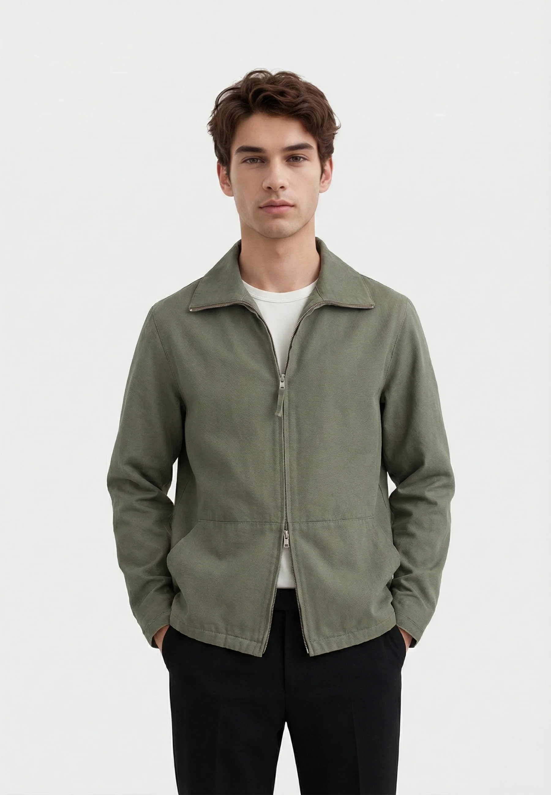 Roux canvas jacket - Green