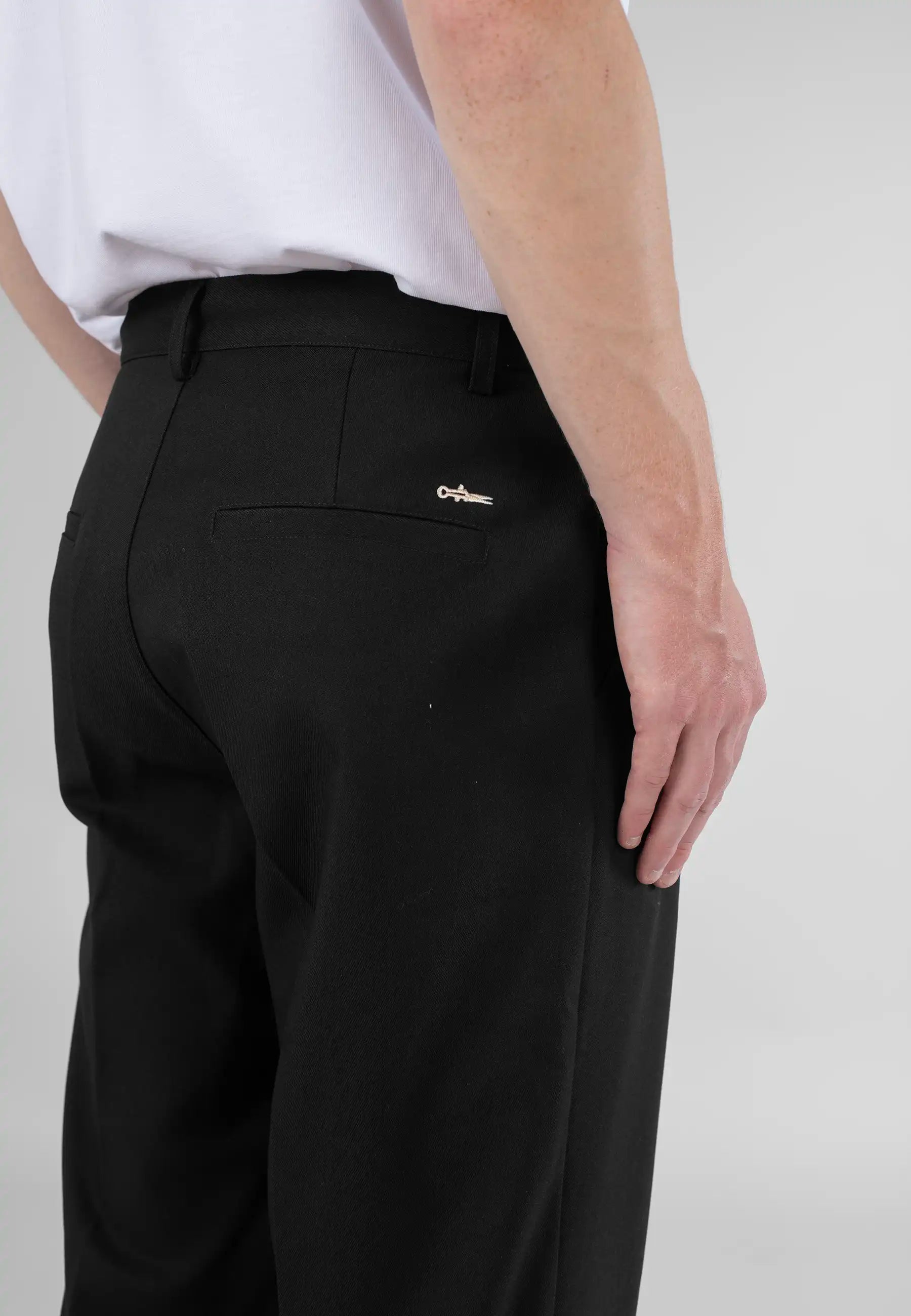 Landon heavy trousers - Black