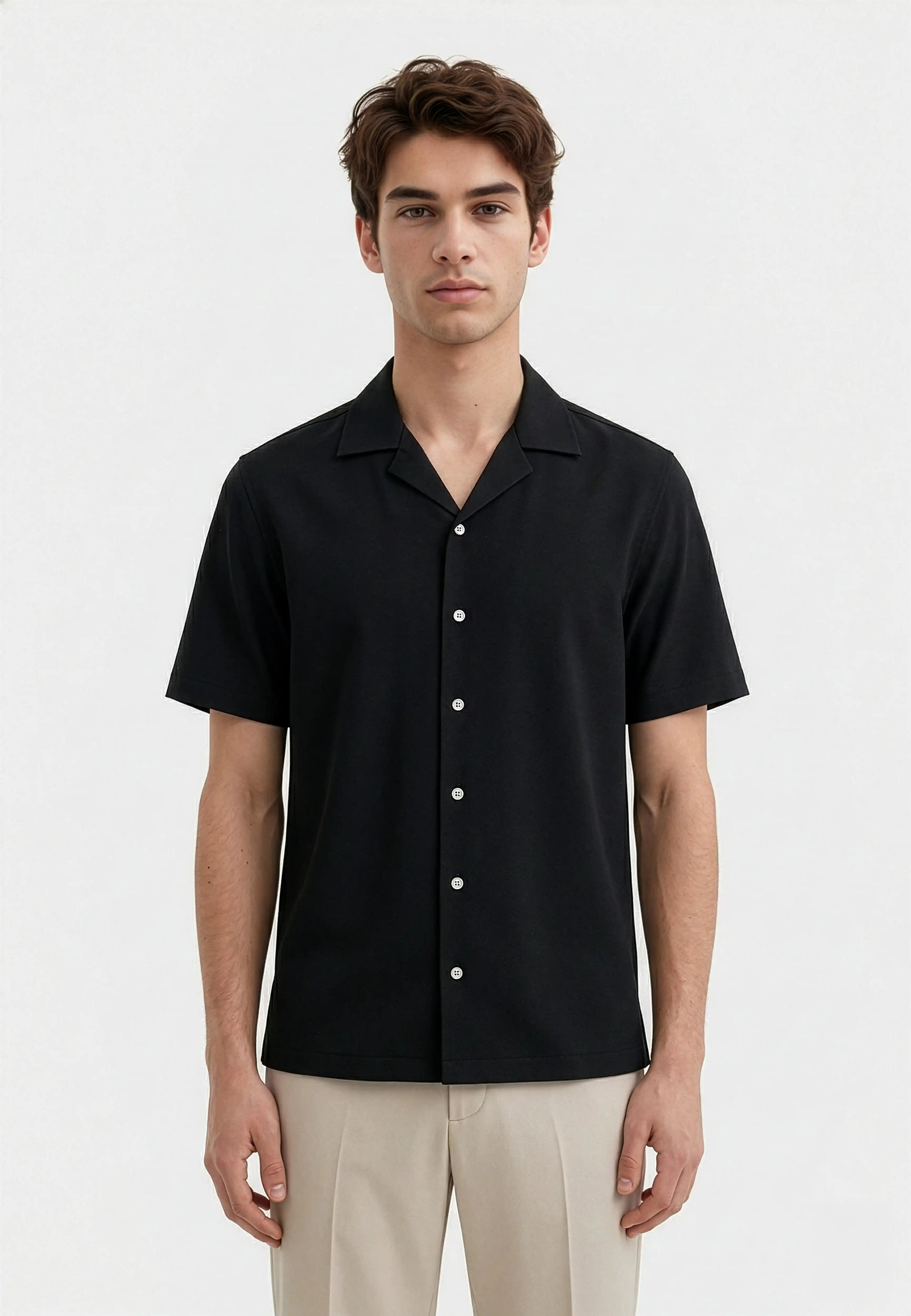 Vayo viscose shirt - Black