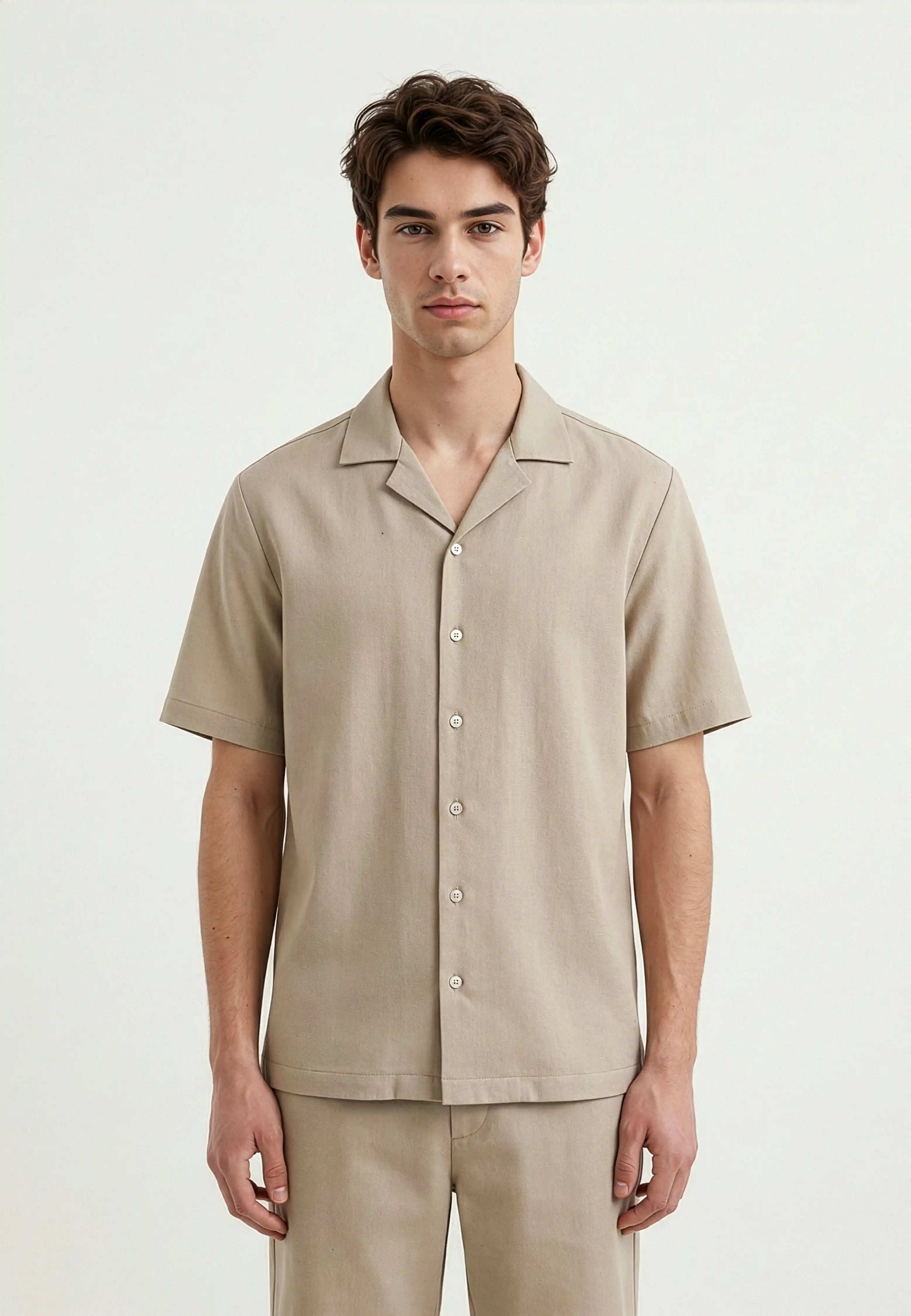Vayo viscose shirt - Brown