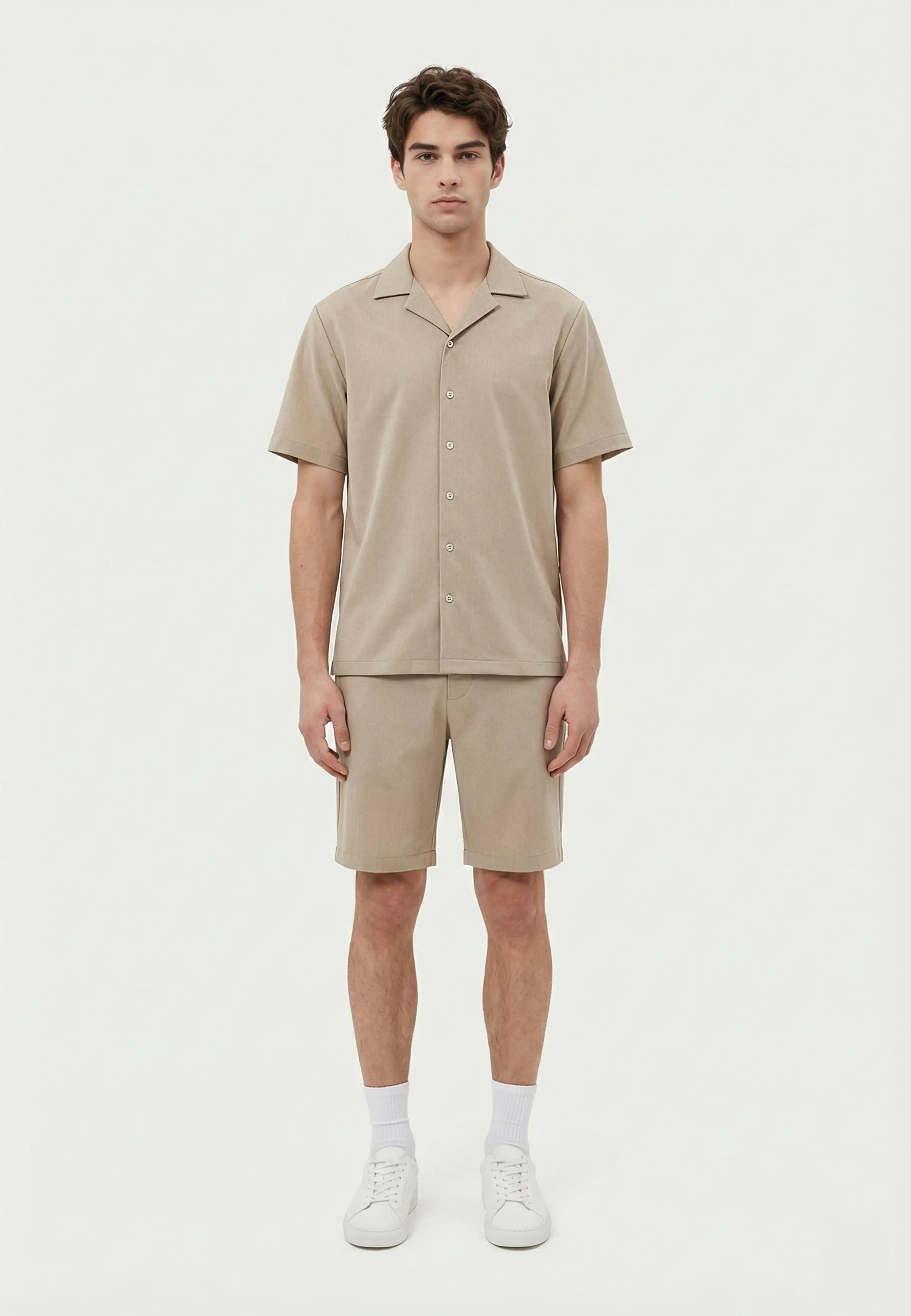 Casual short Set - Beige