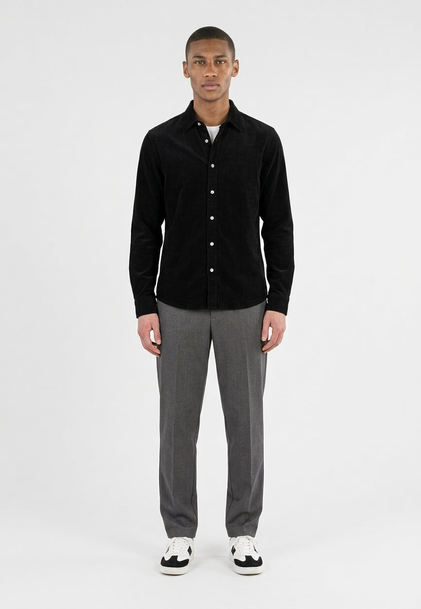 Walker cord shirt - Black