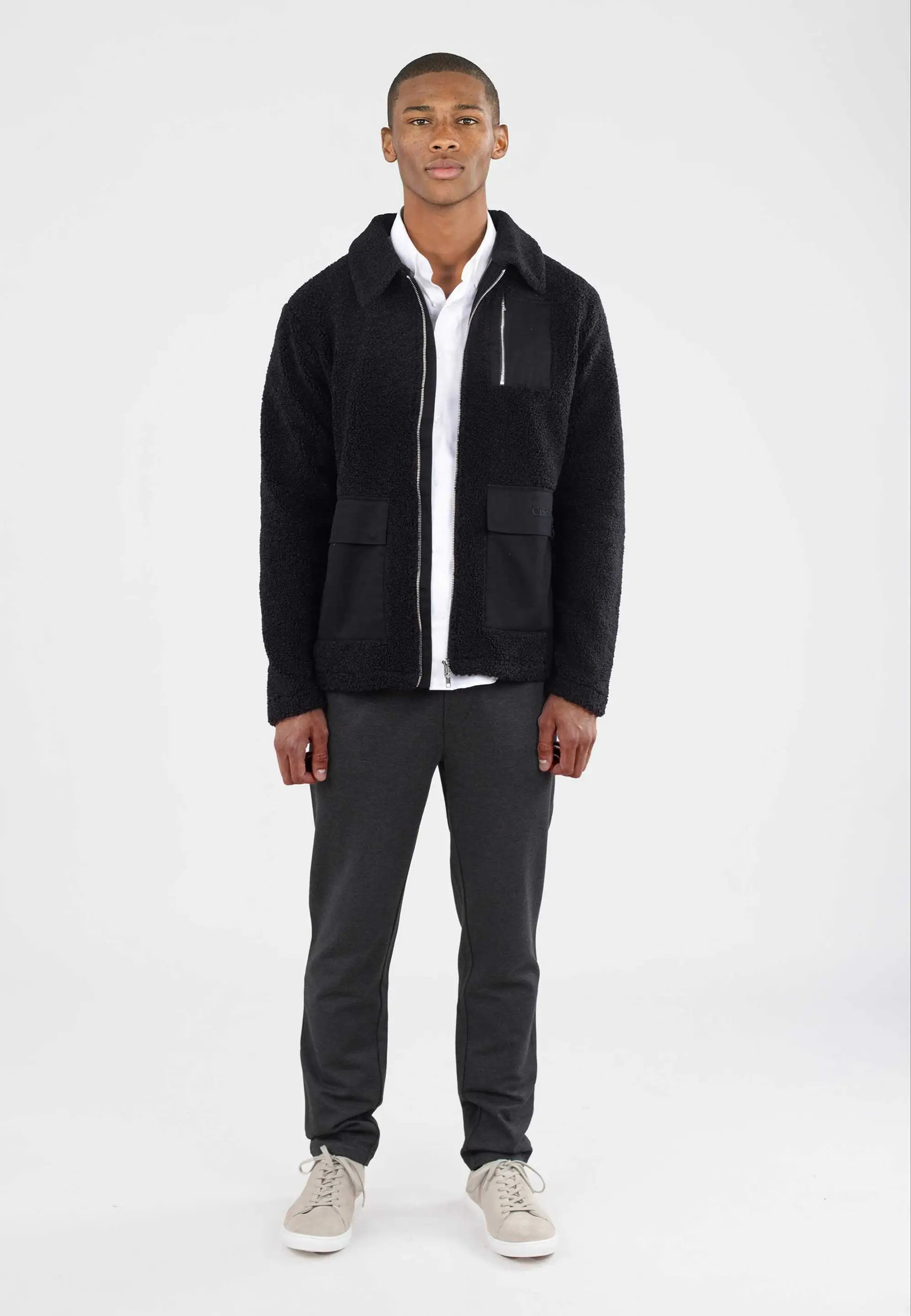 Jaden pile jacket - Black