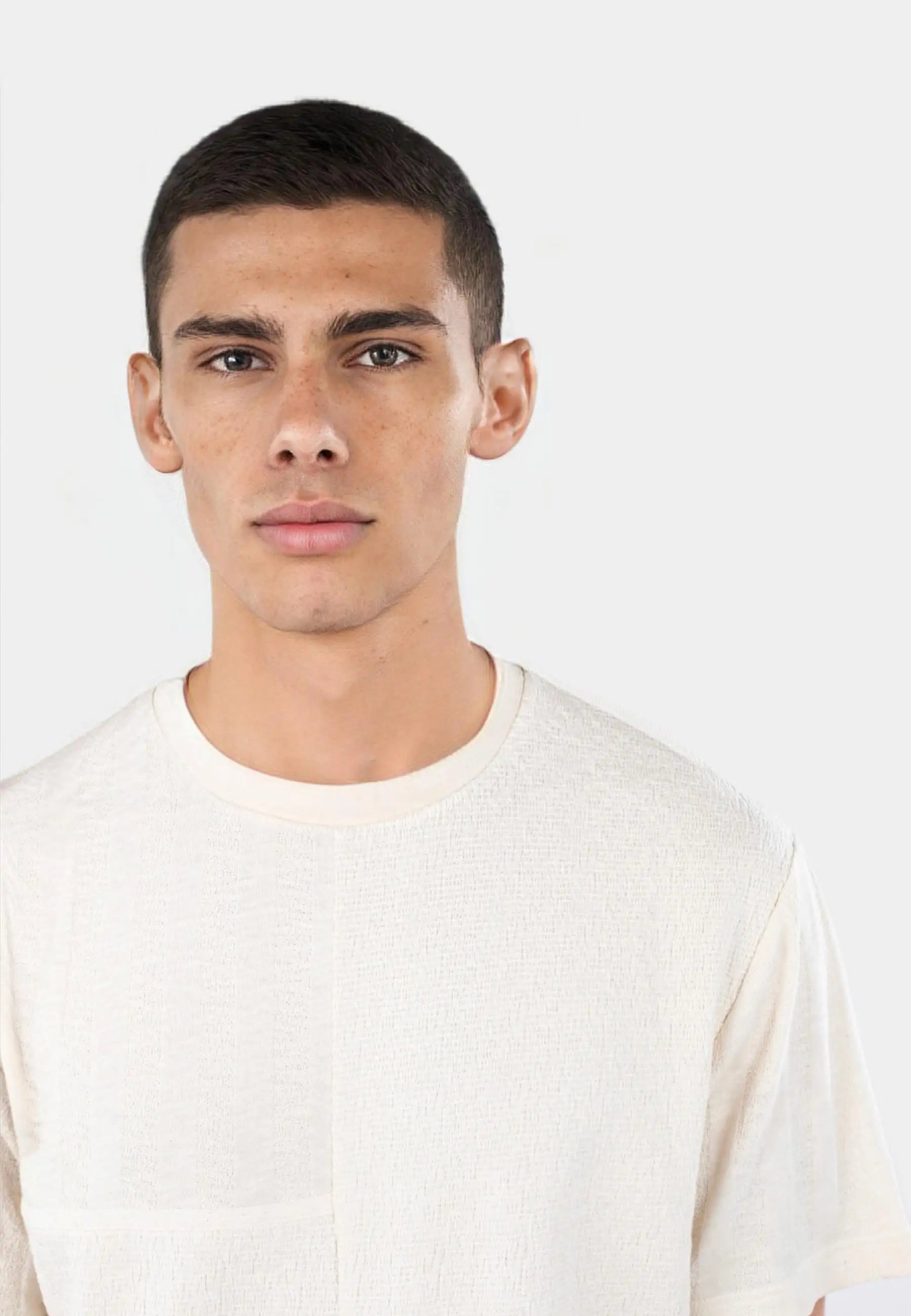 Rey patch tshirt -Beige
