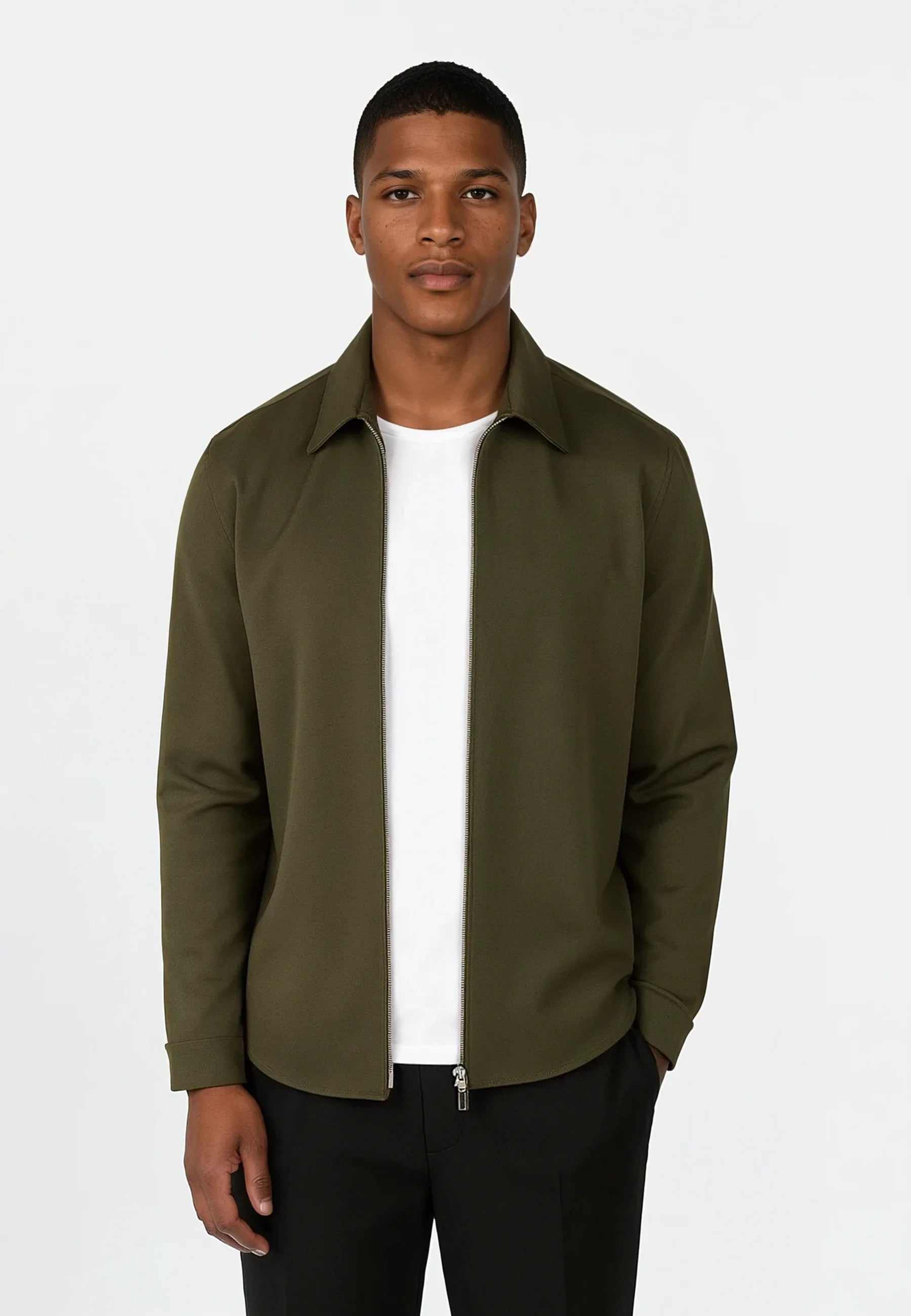 Aden superior strech overshirt - Green
