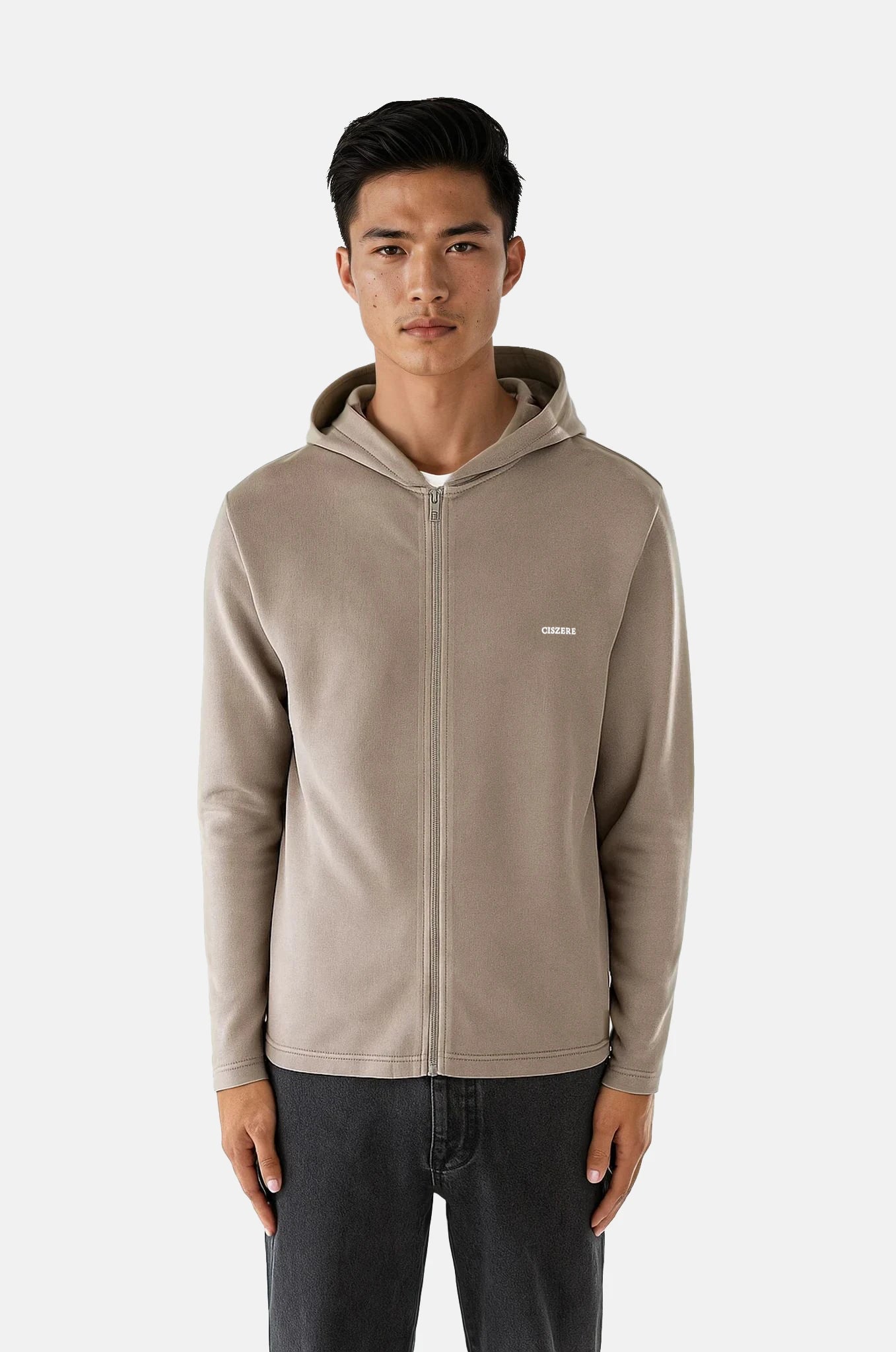 Ryder fullzip hoodie - Grå