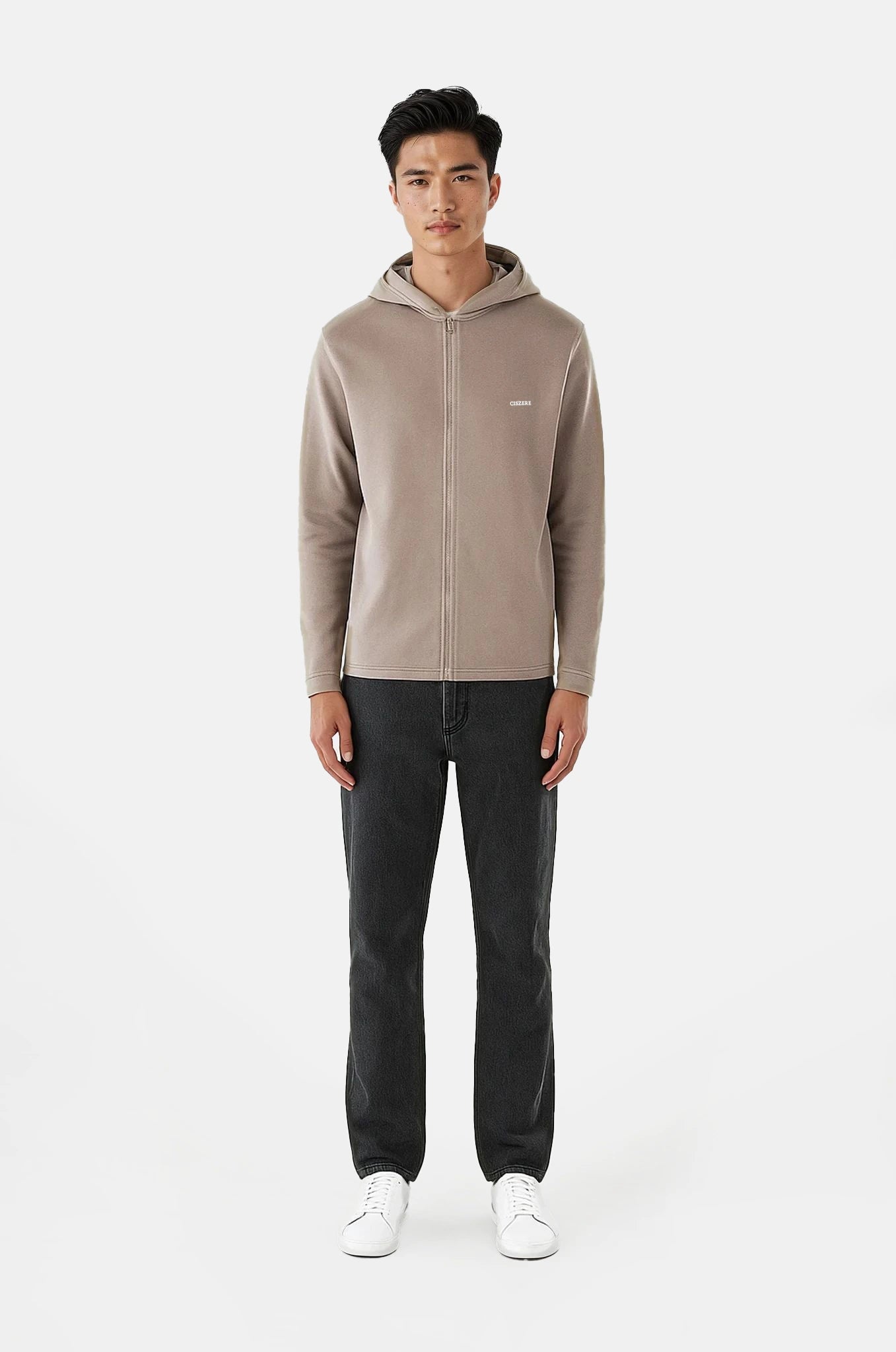 Ryder fullzip hoodie - Grå