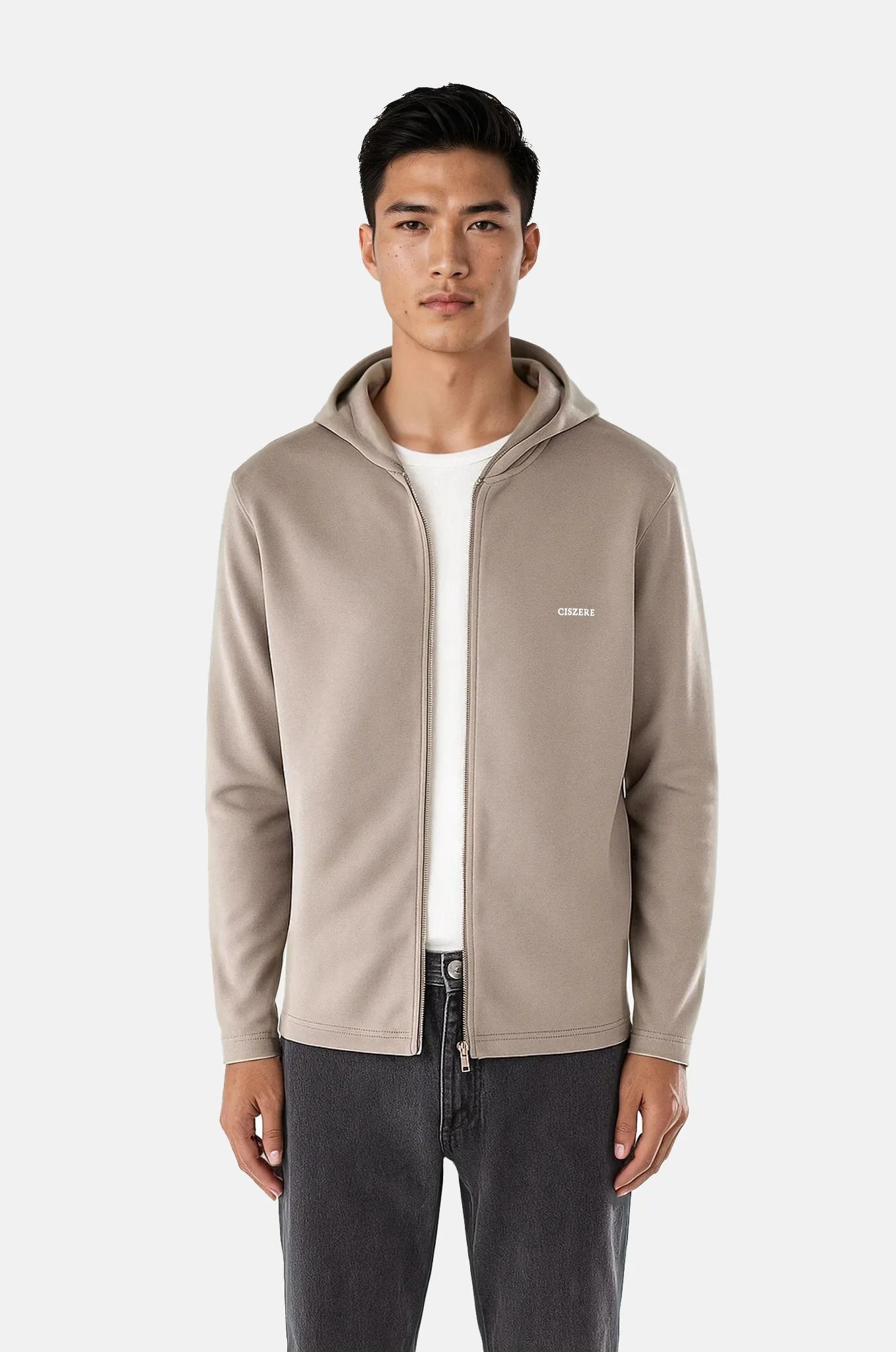 Ryder fullzip hoodie - Grå