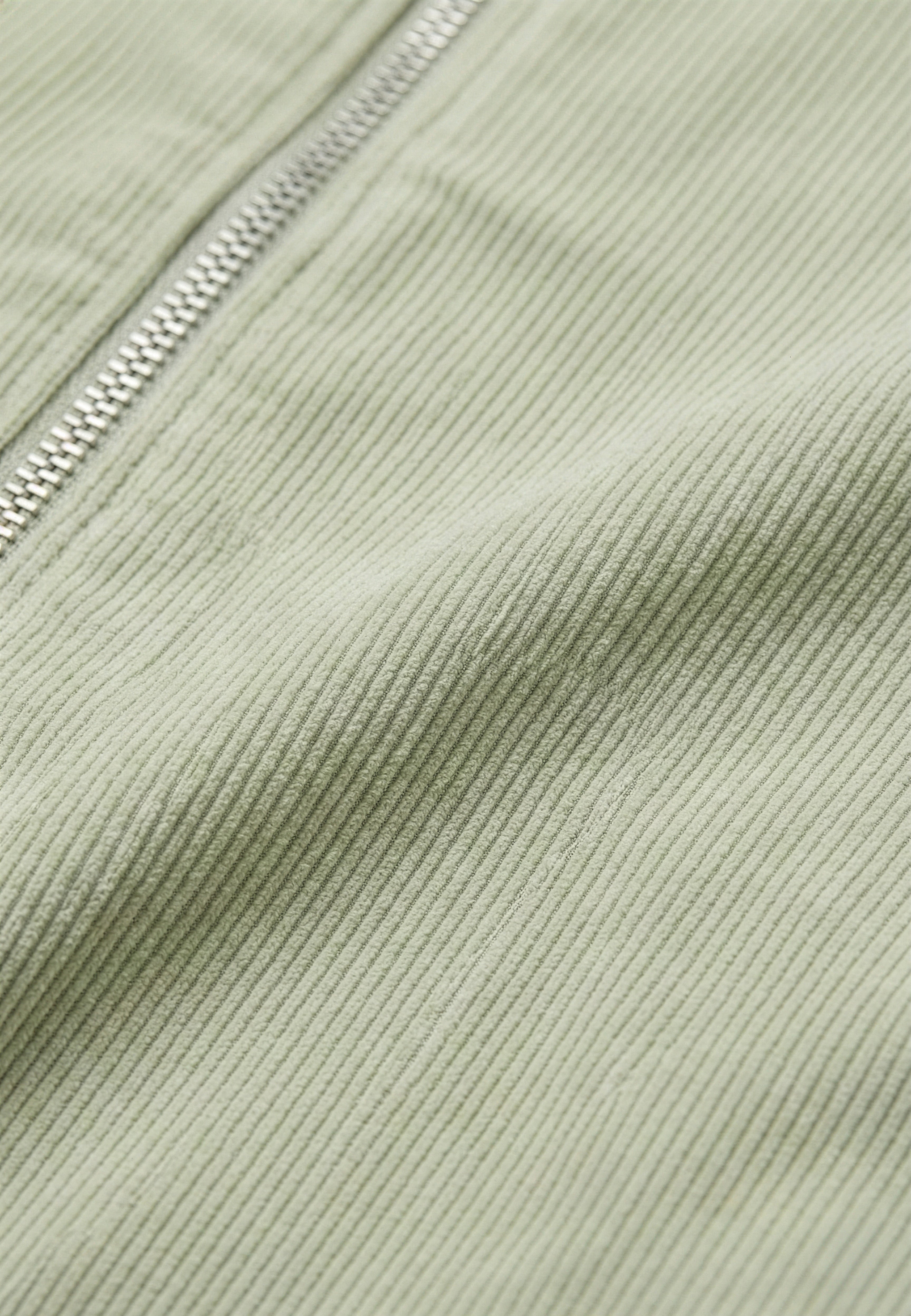Aden Cord zip shirt - Light Green