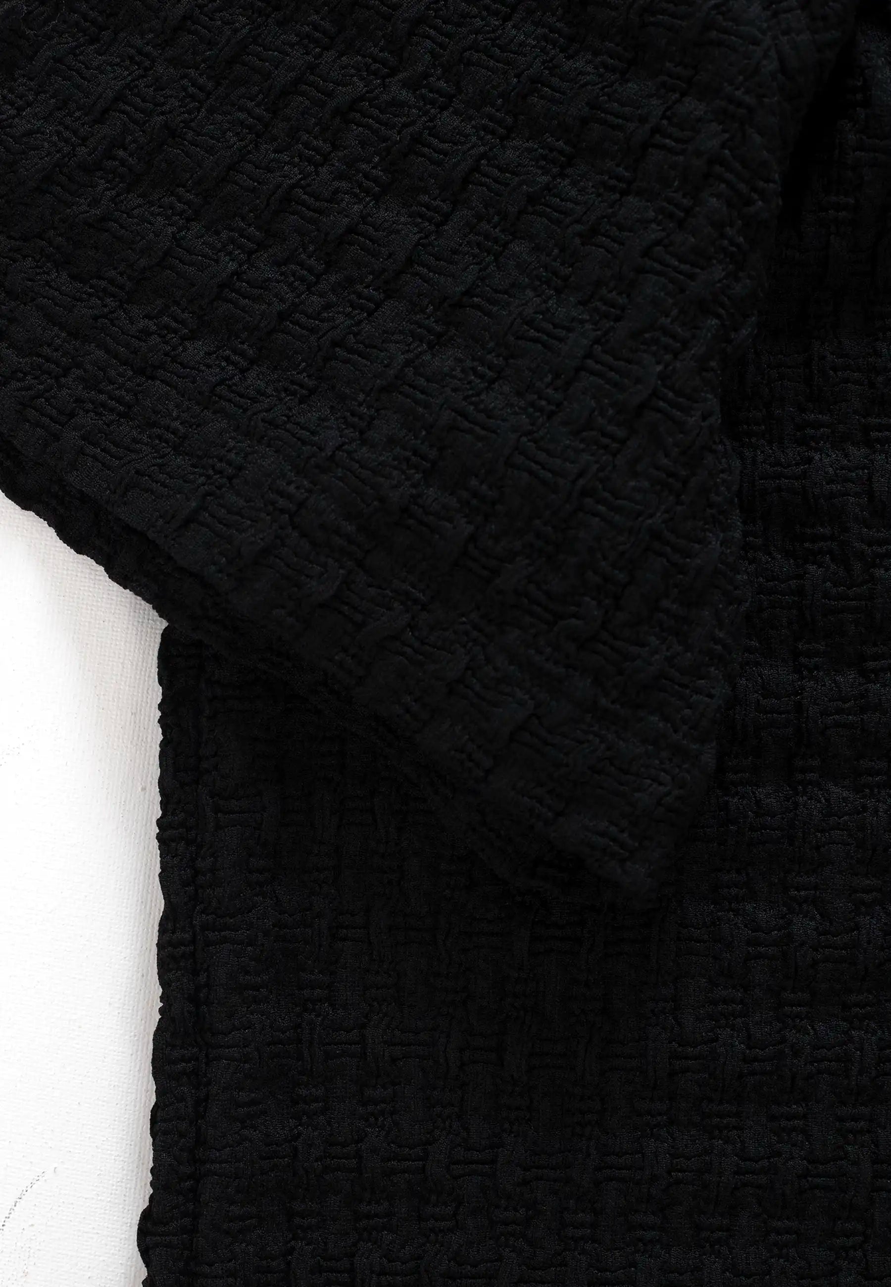 Ashen structured shirt - Black