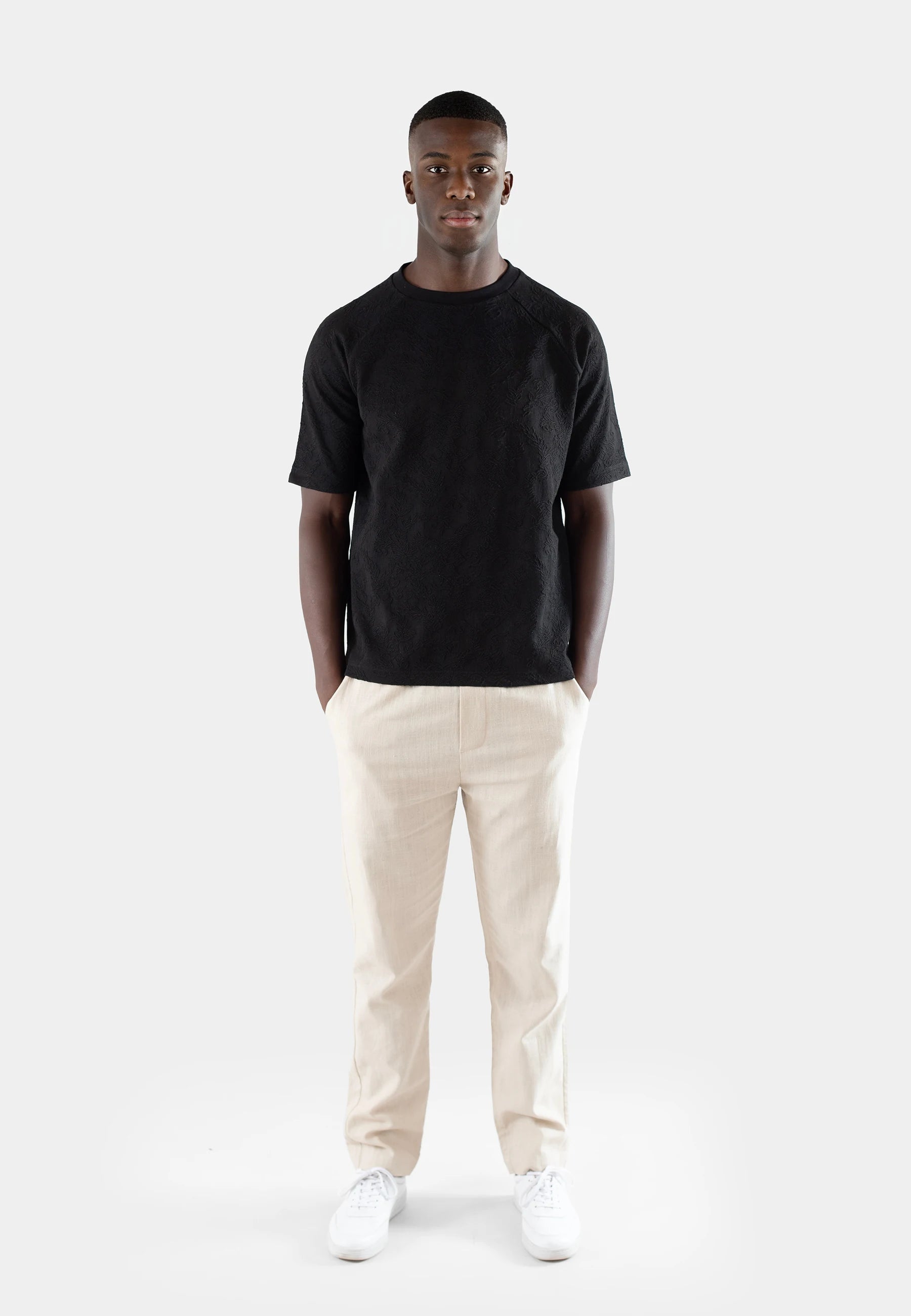Noel jacquard t-shirt - Black