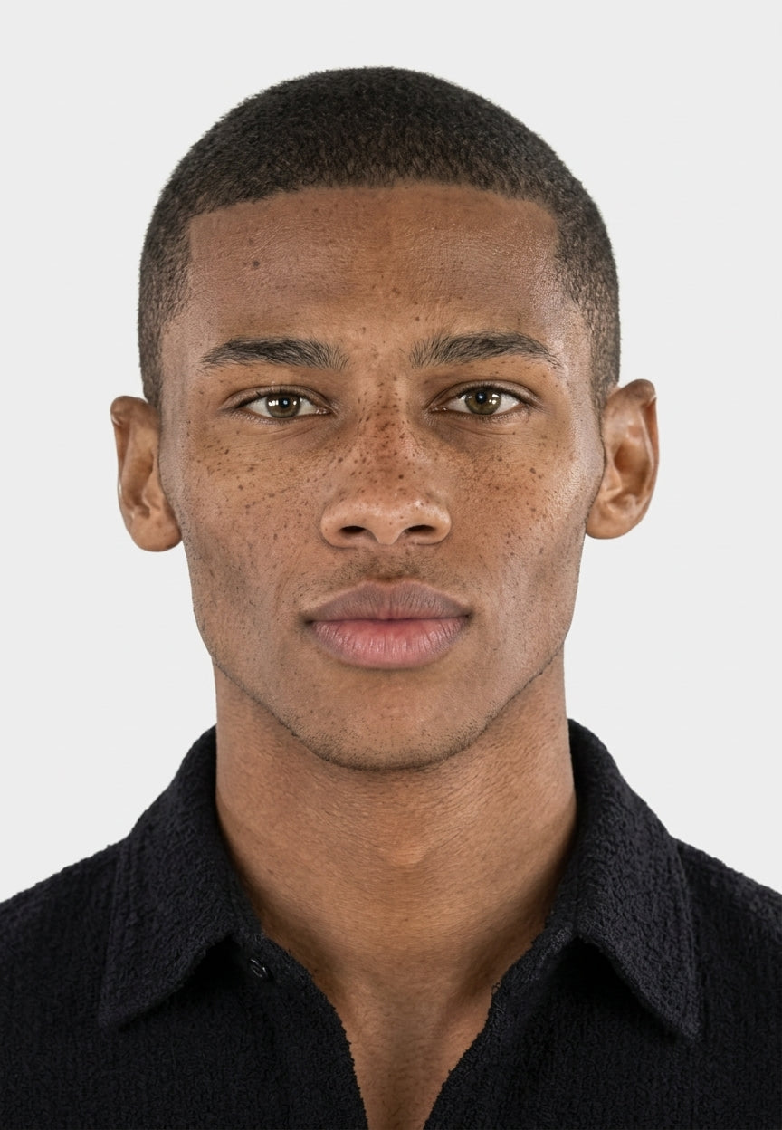 Damien boucle shirt - Black