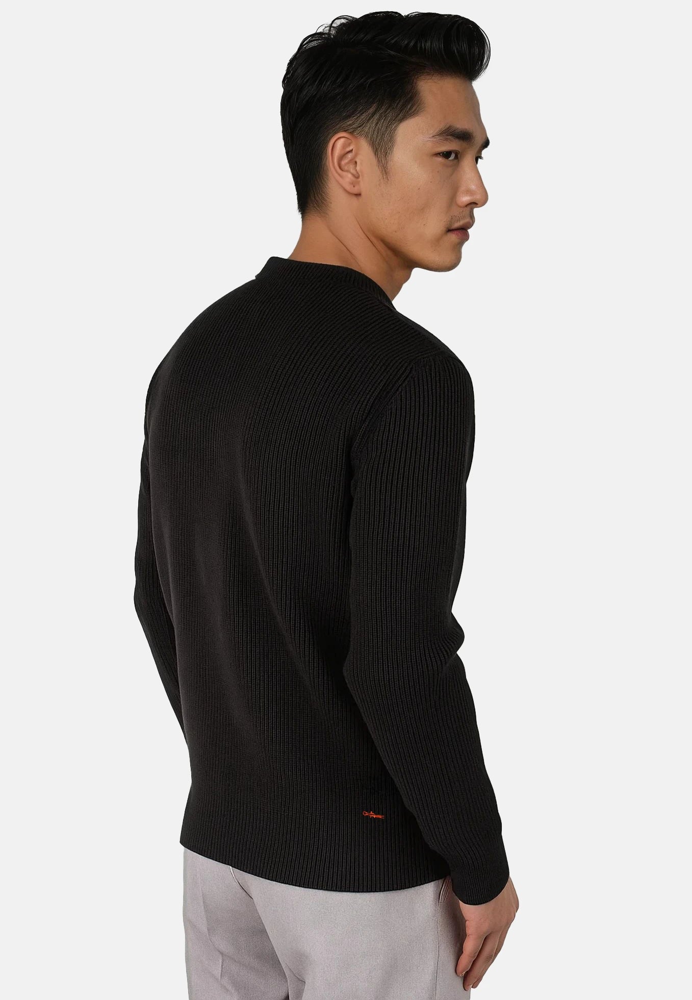 Eddie knitted sweater - Black