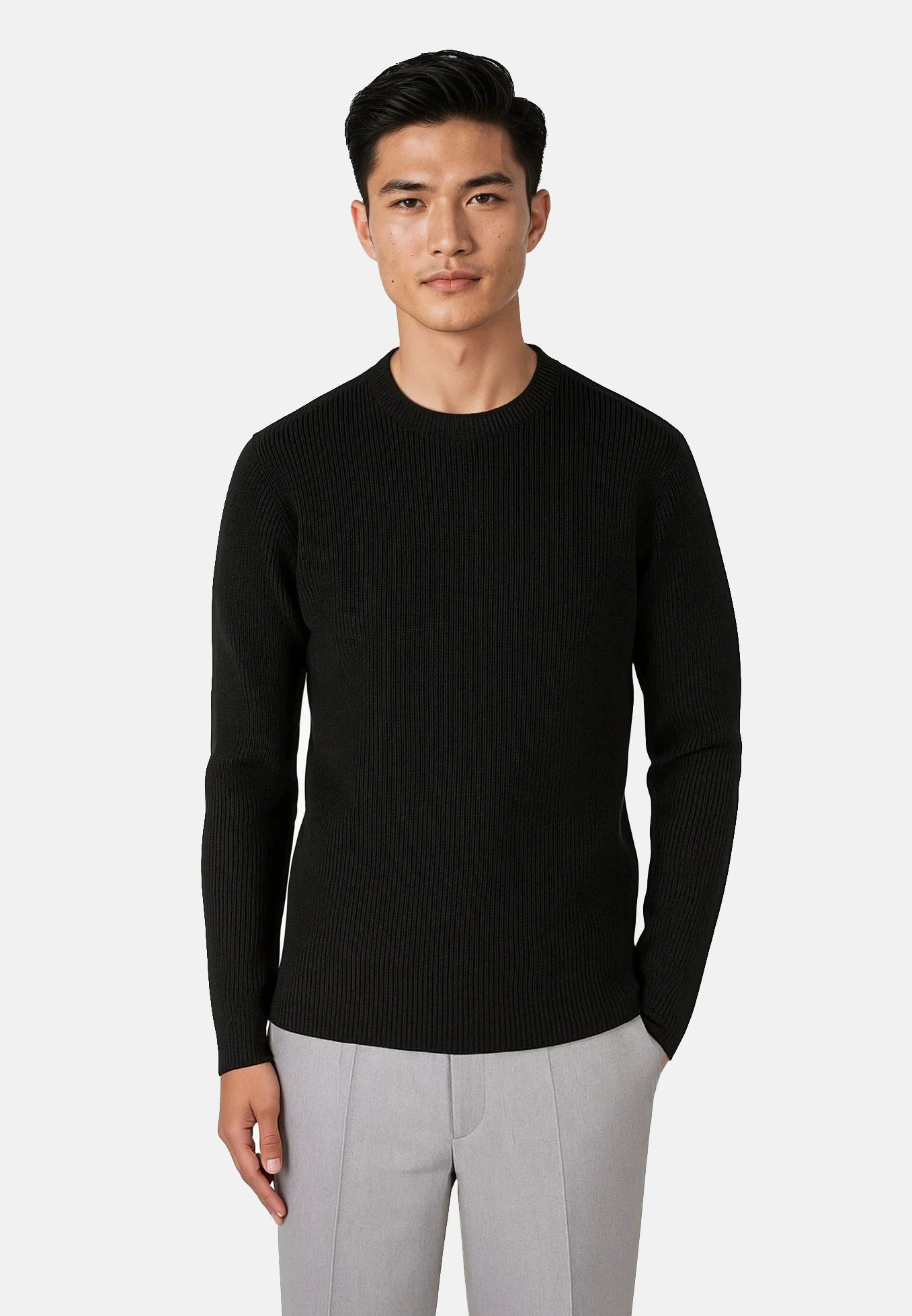 Eddie knitted sweater - Black