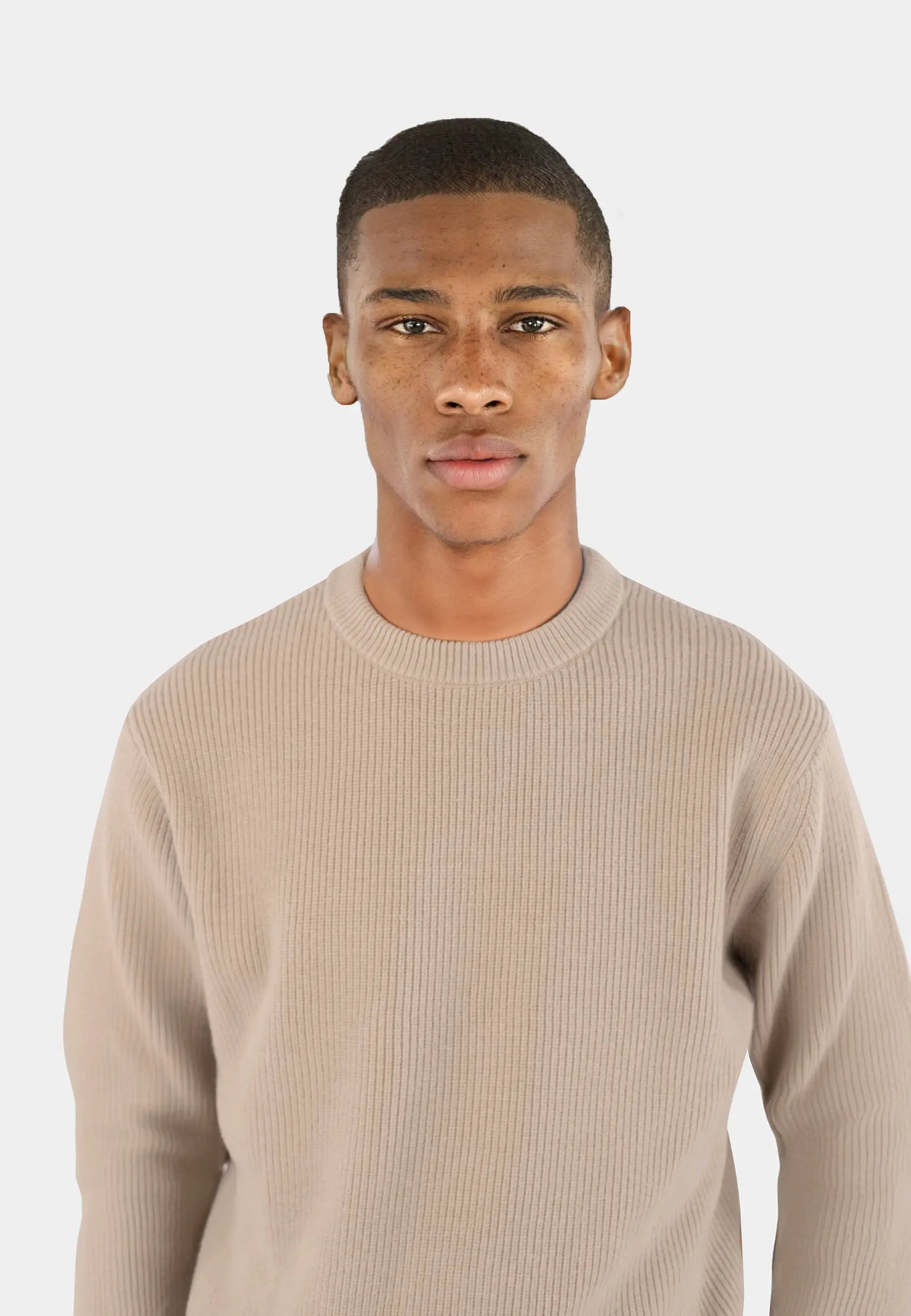 Eddie knitted sweater - Light beige