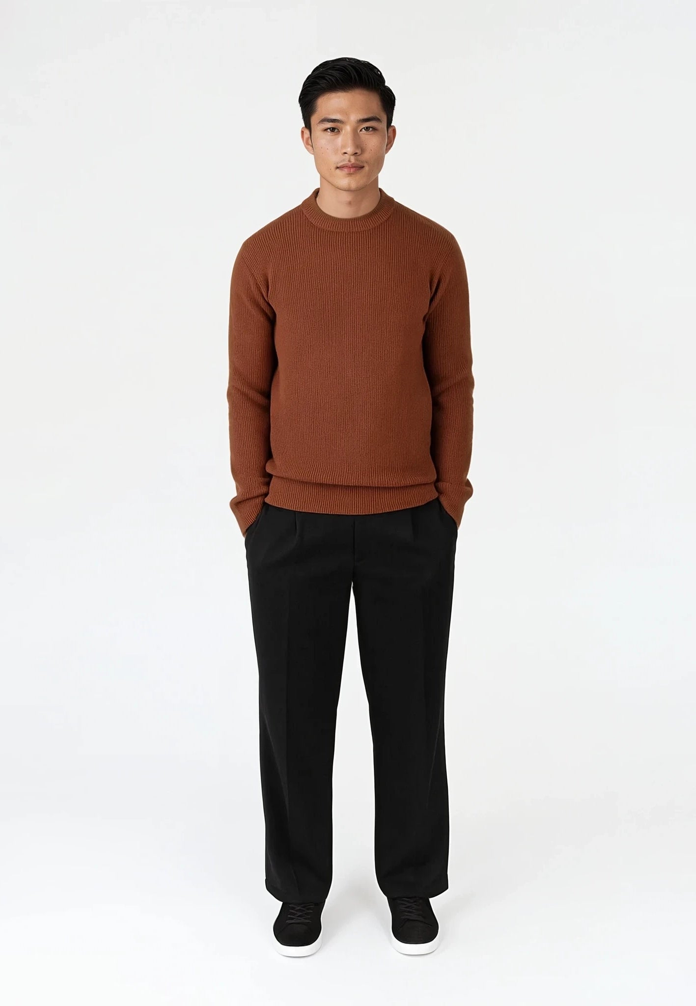 Eddie knitted sweater - Burned