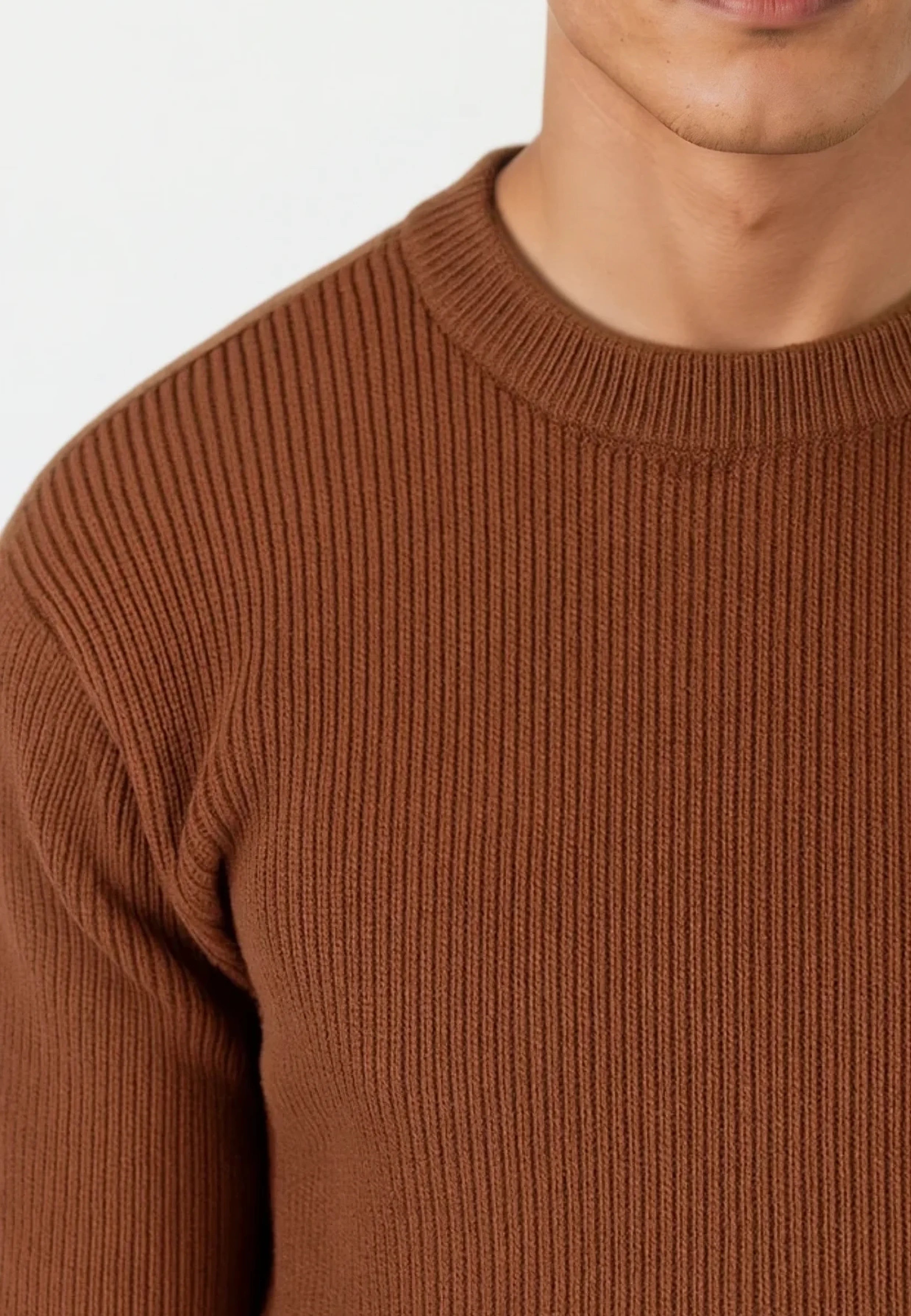 Eddie knitted sweater - Burned