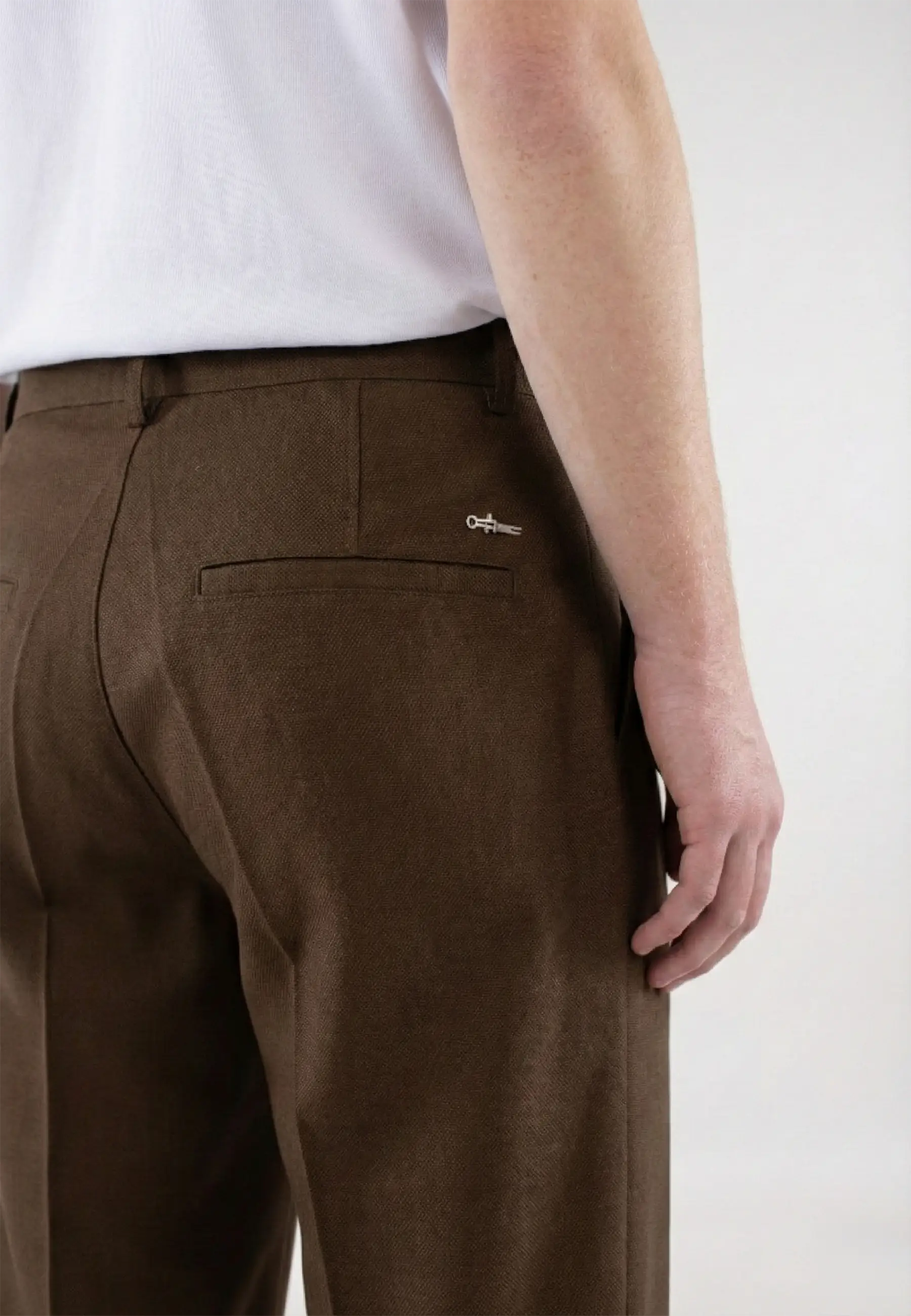Ethan Heavy Relaxed Fit trousers - Brown