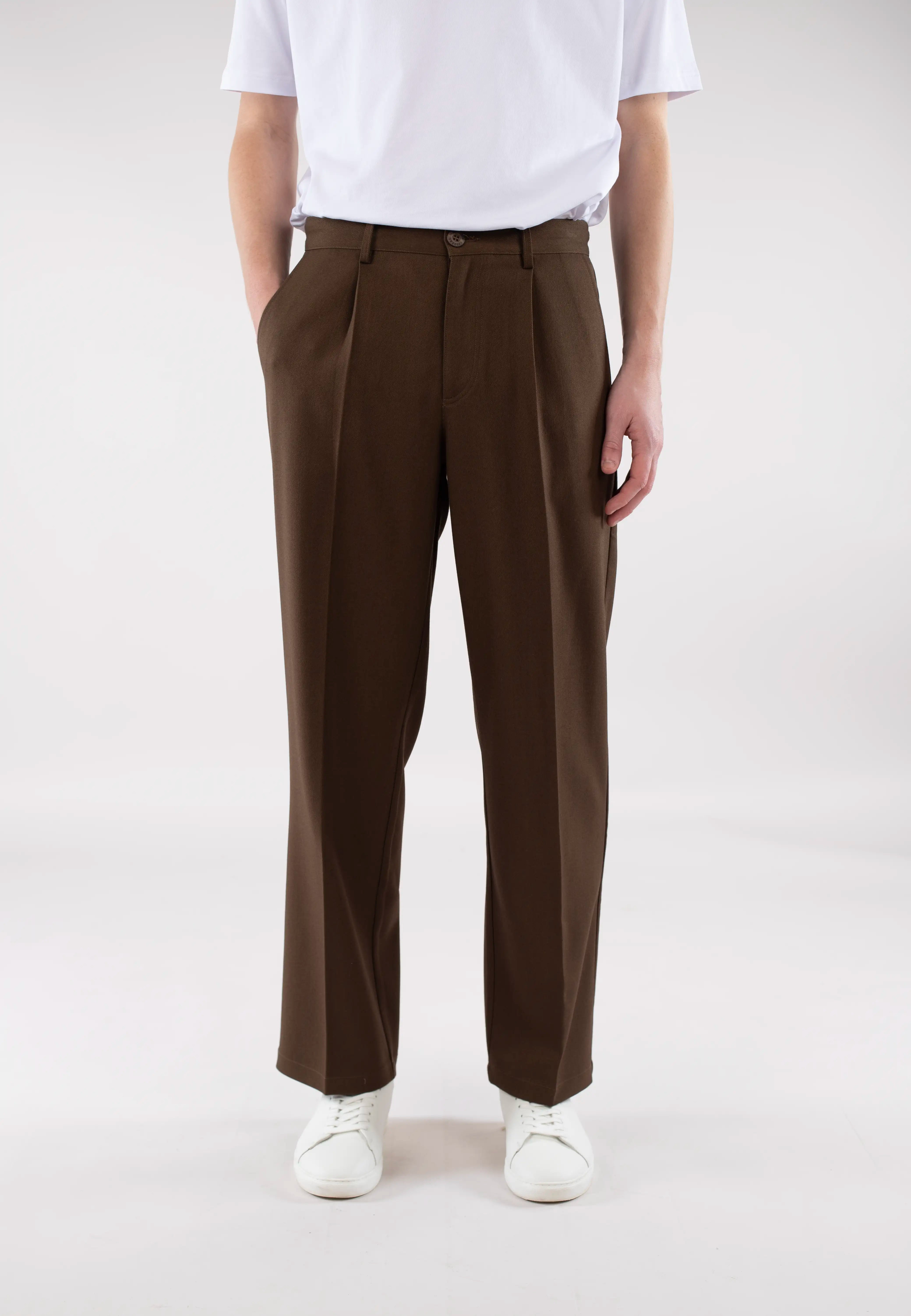 Ethan Heavy Relaxed Fit trousers - Brown
