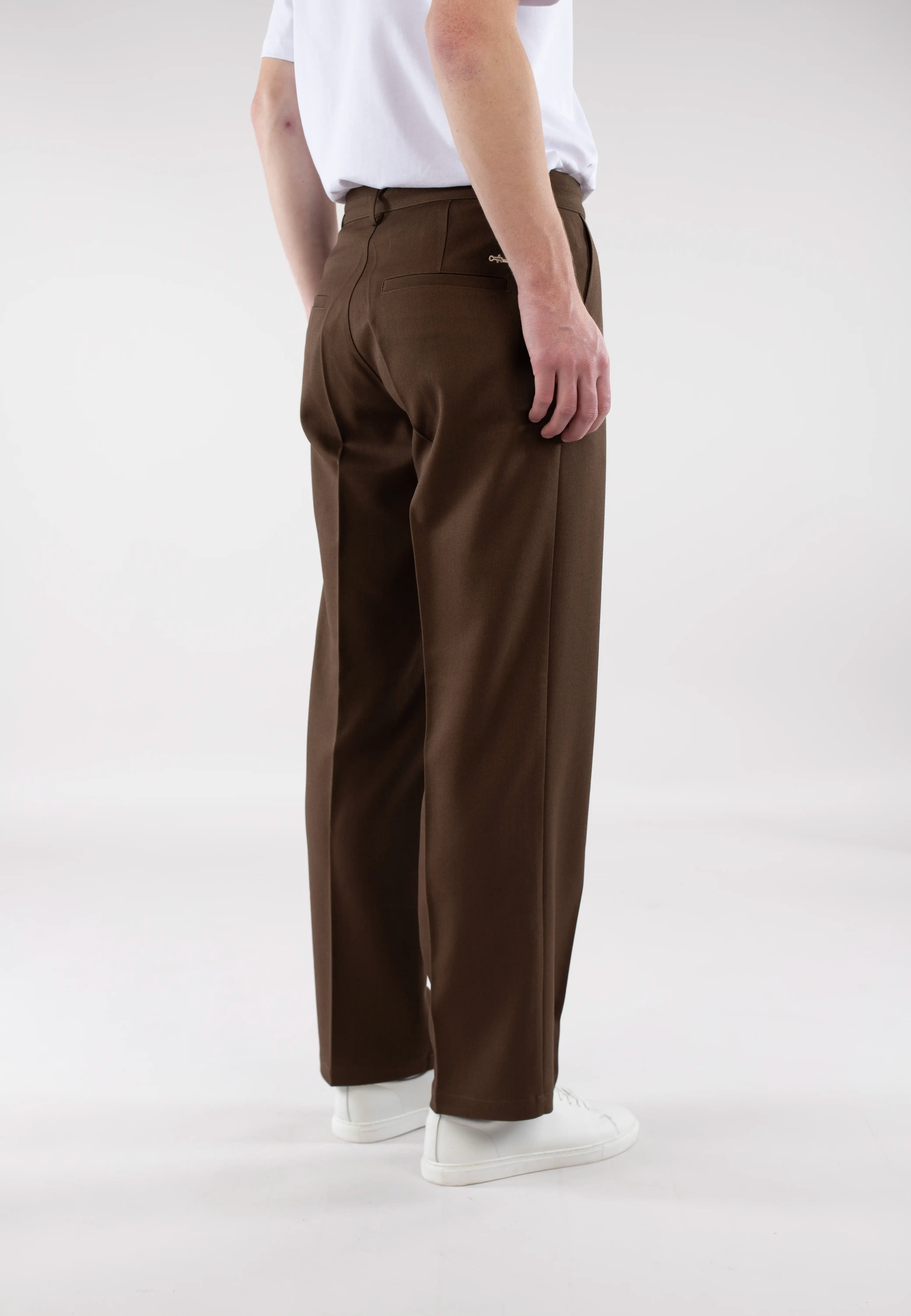 Ethan Heavy Relaxed Fit trousers - Brown