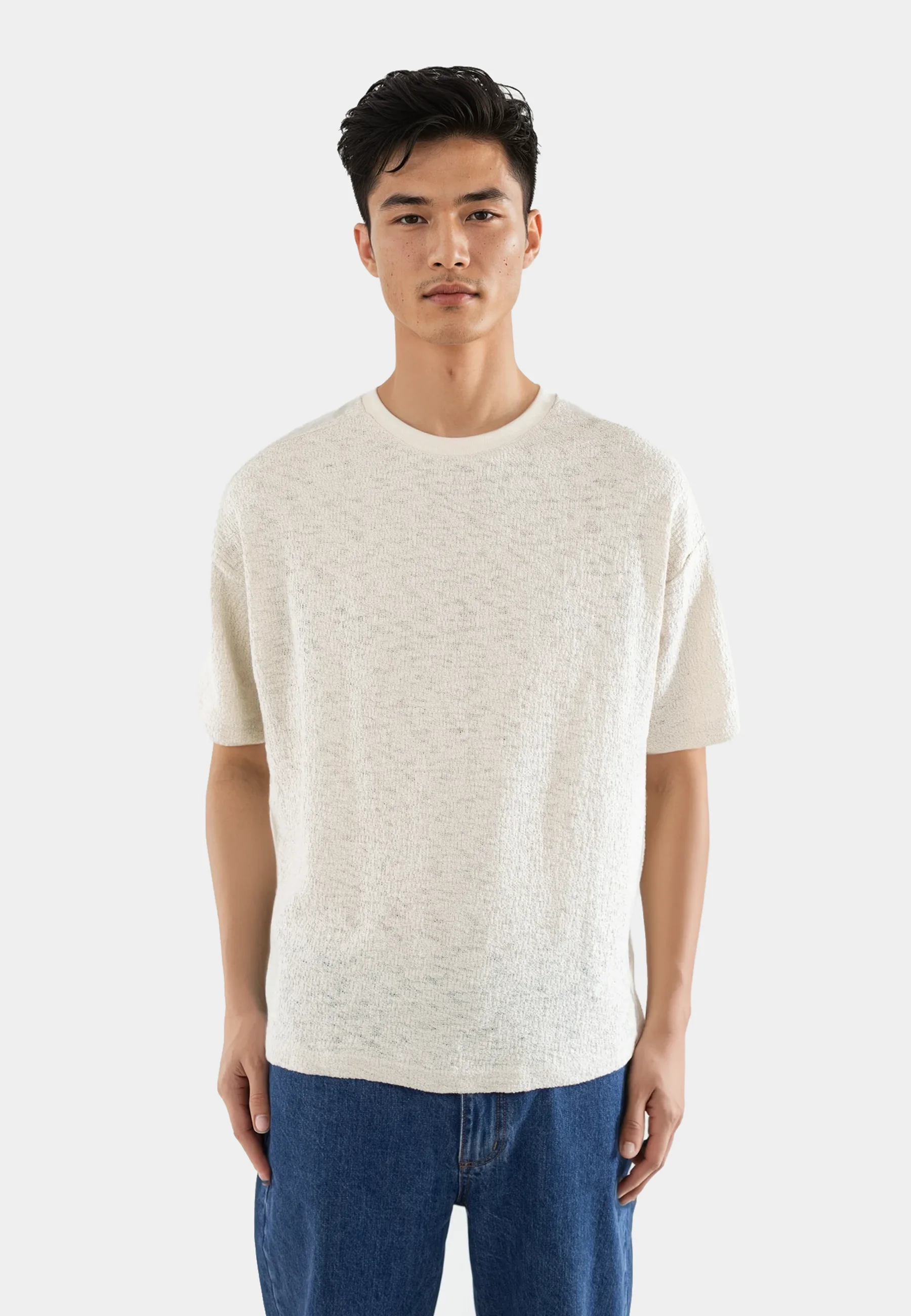 Franklin boucle t-shirt - Beige