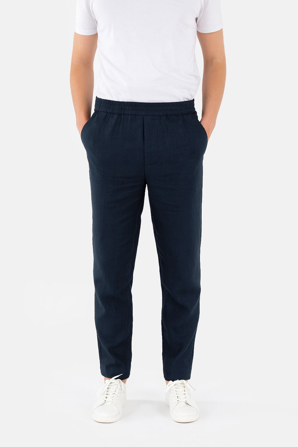 Harlow linen trousers - Blue