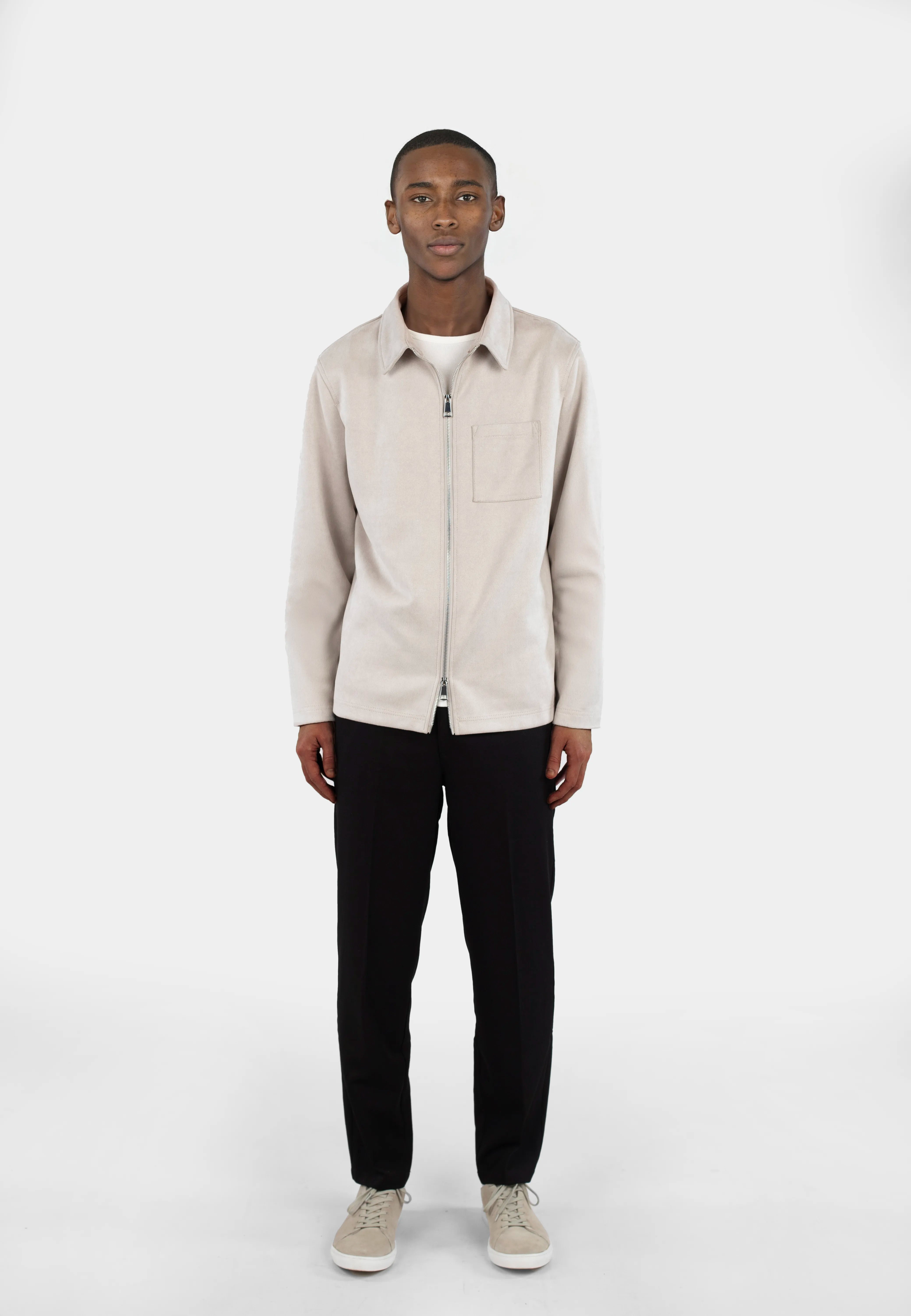 Neo mockaovershirt 2.0 vegan - Ljusbeige