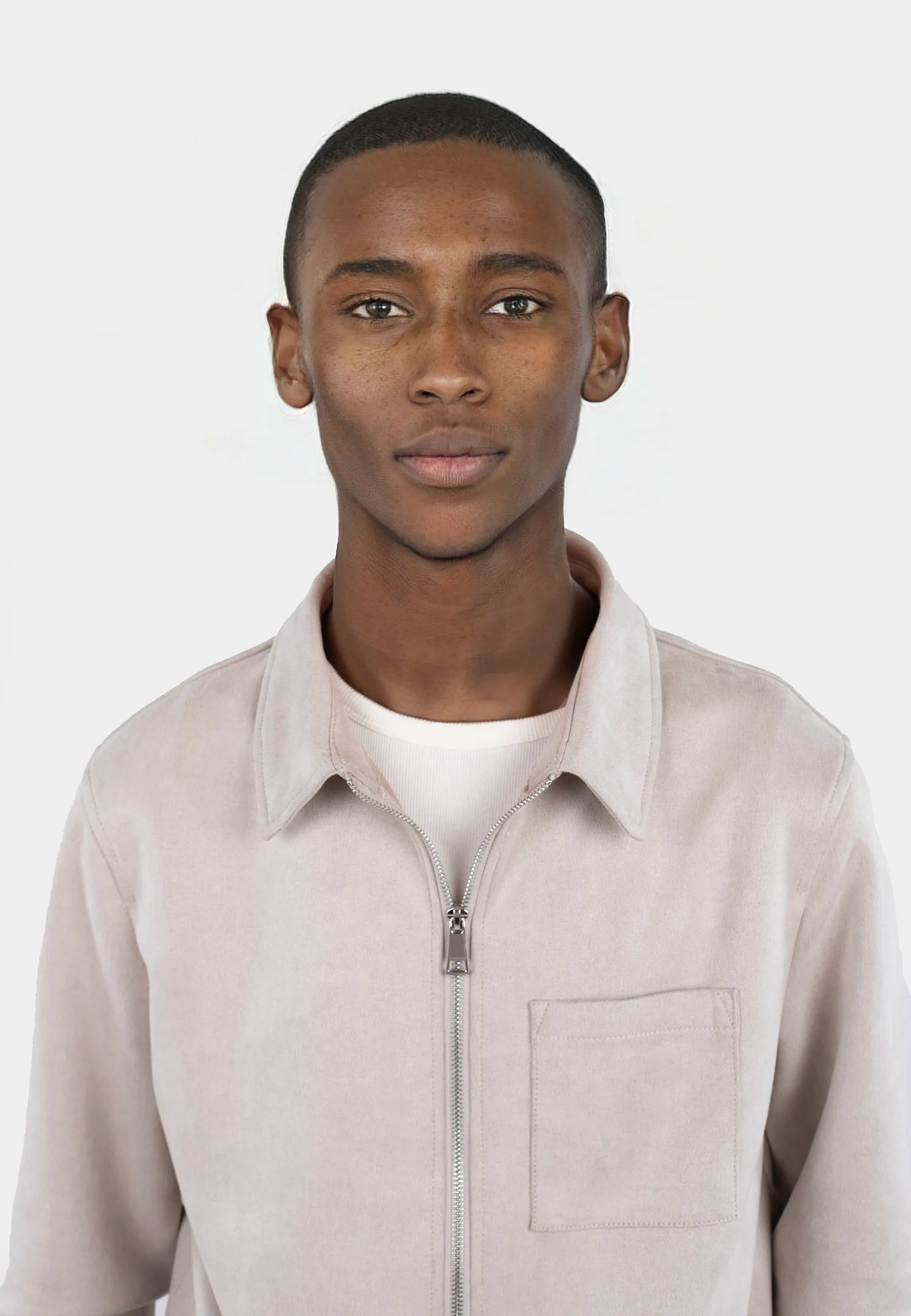 Neo mockaovershirt 2.0 vegan - Ljusbeige