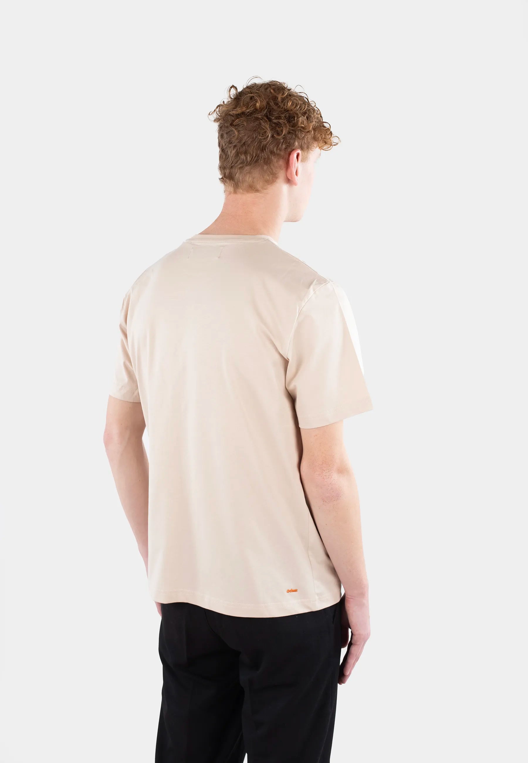 Jace printed tee  - Sand