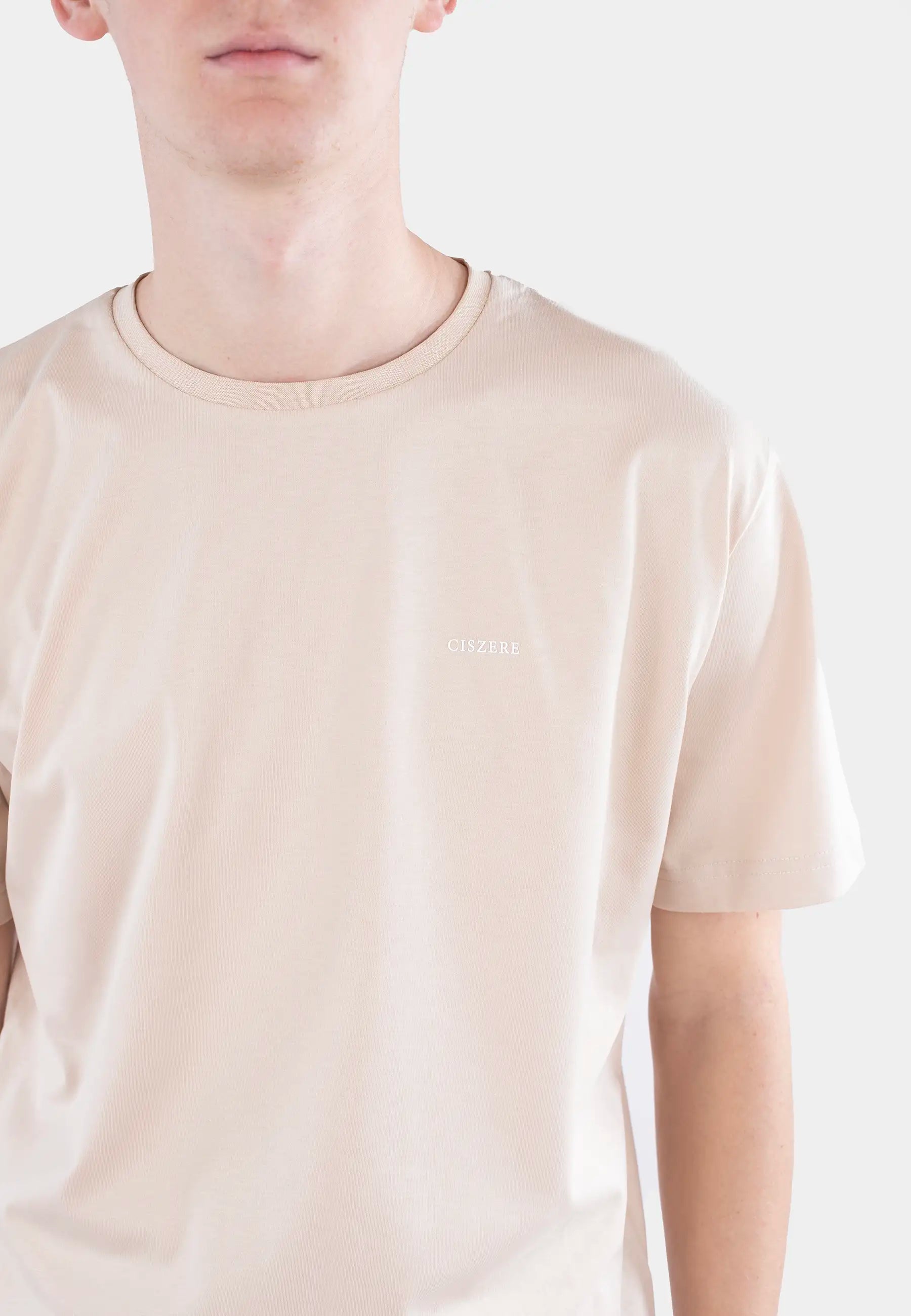 Jace printed tee  - Sand