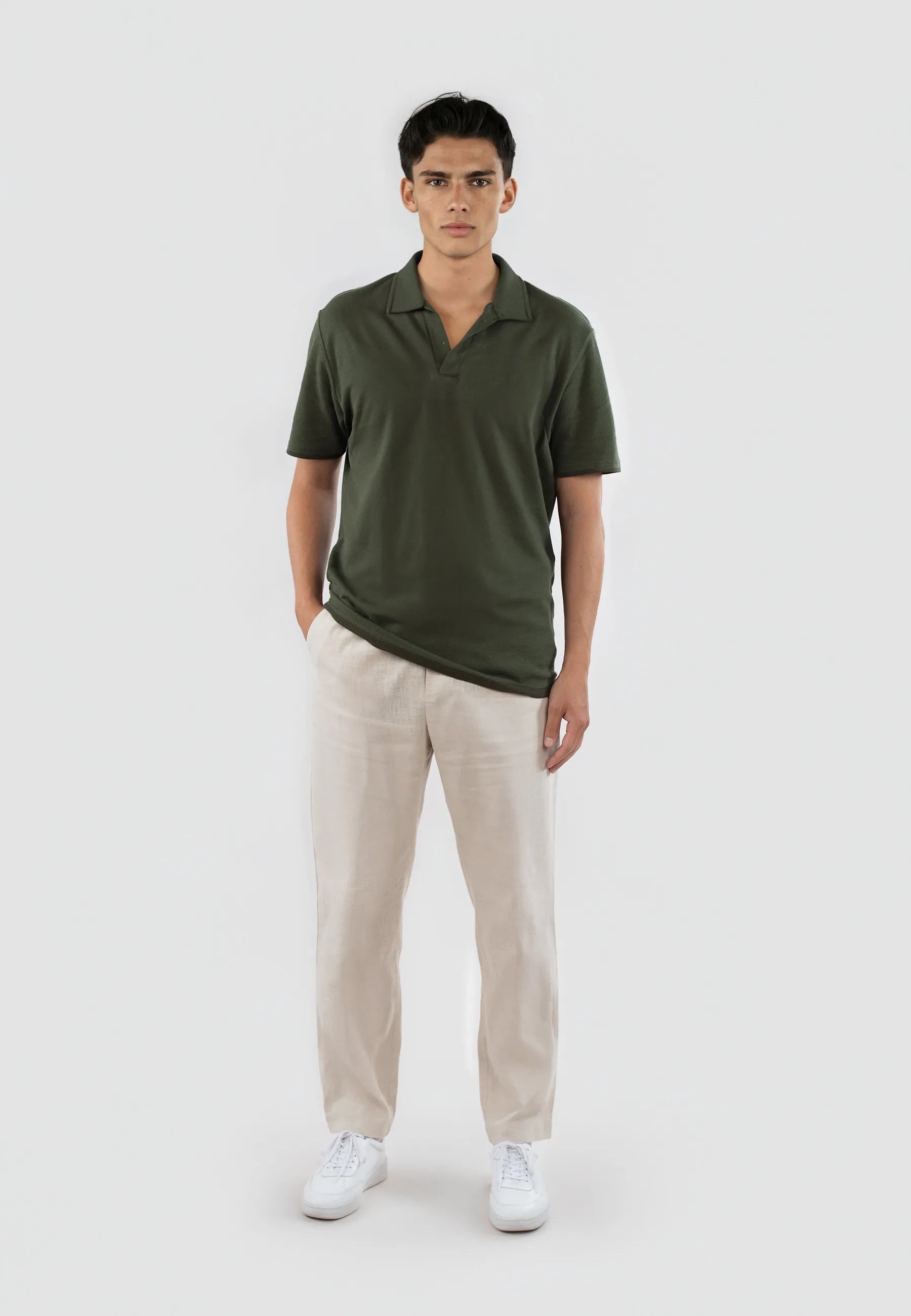 Nelson polo pikéskjorta - Grön 