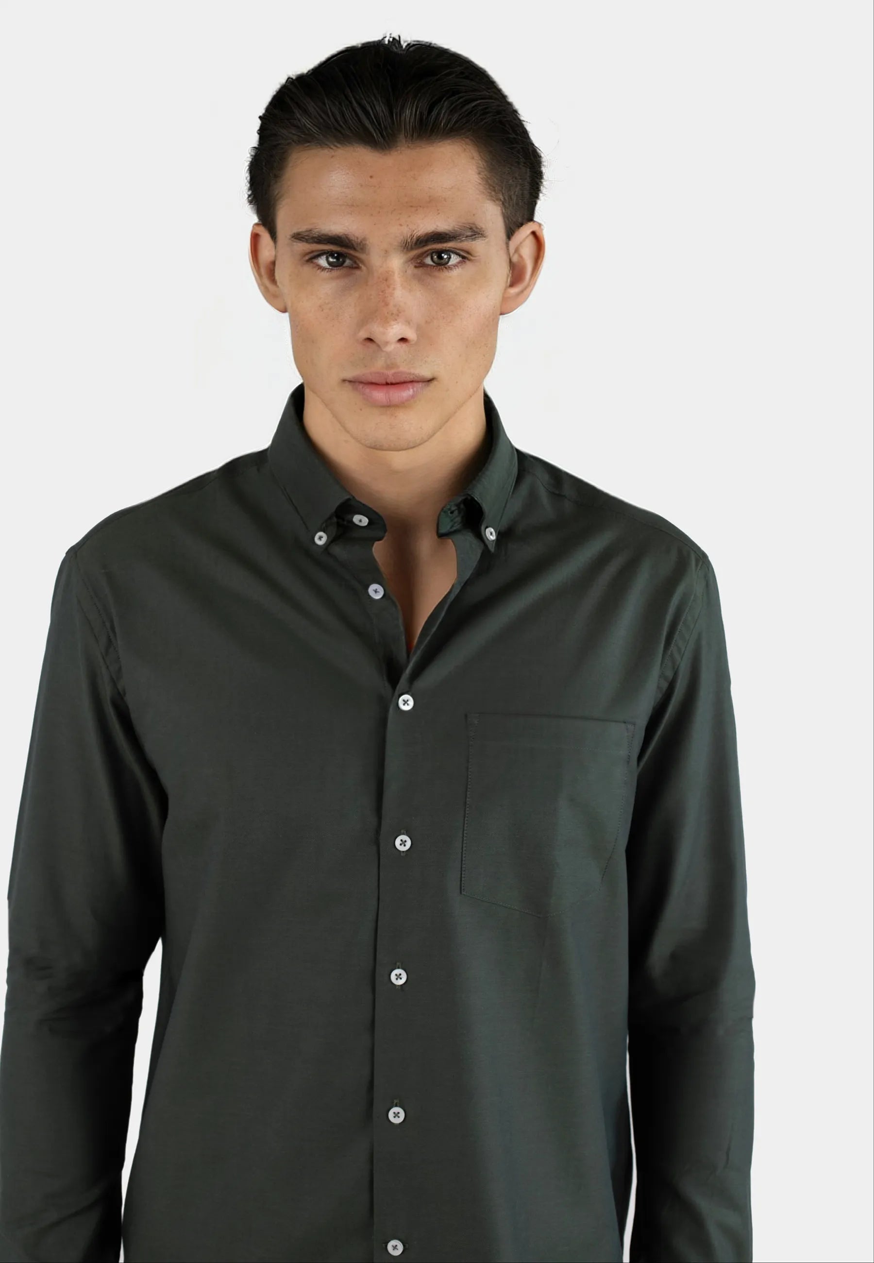 Mika straight shirt - Green