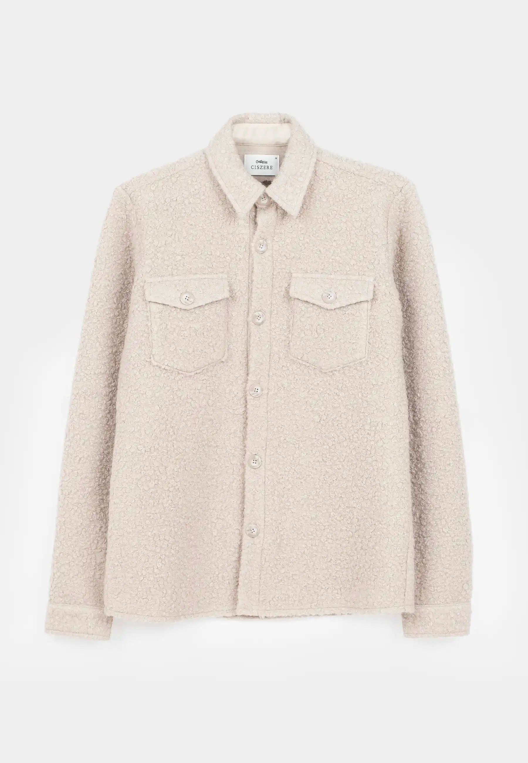 Dani Boucle overshirt - Beige