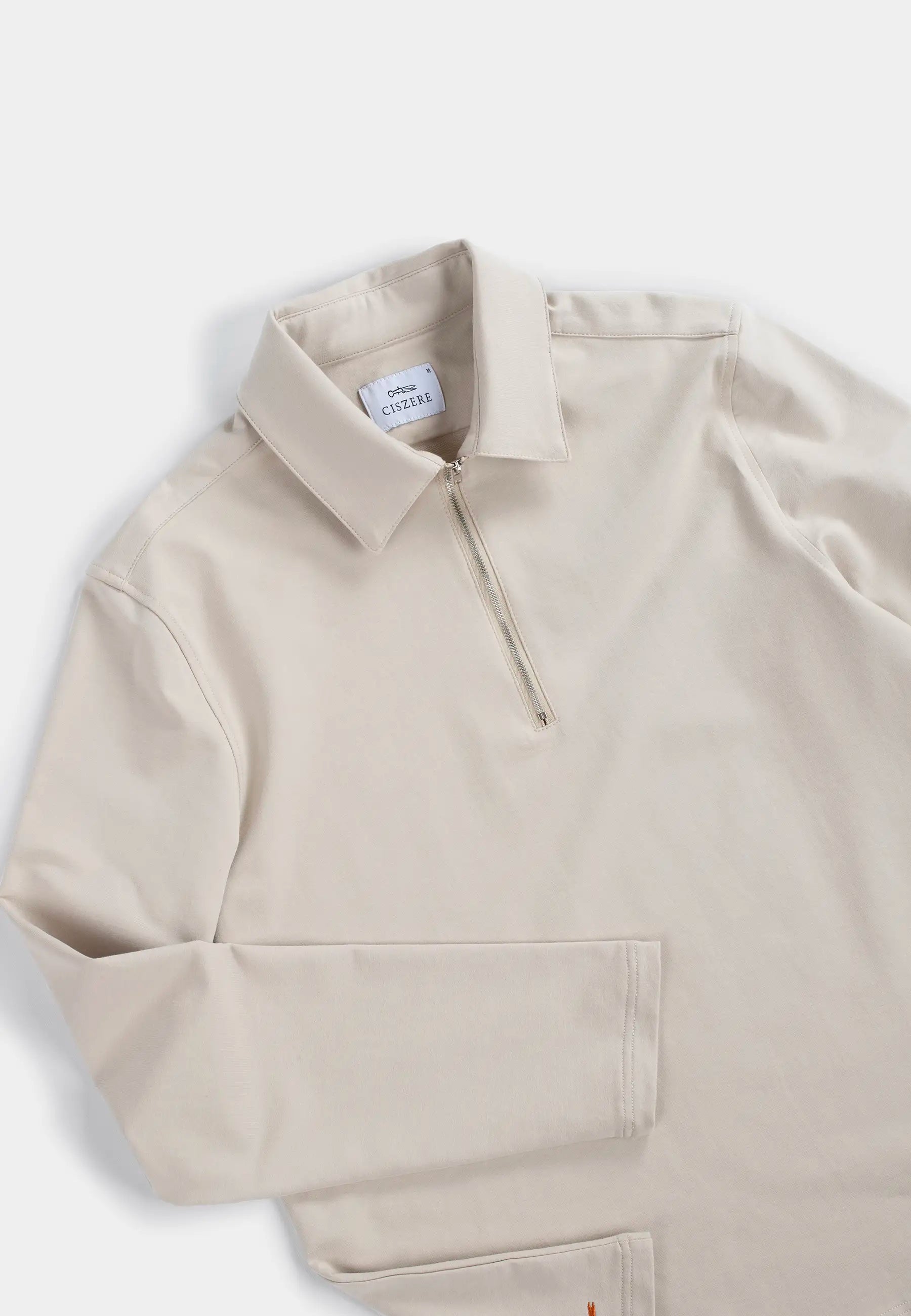 Dev 2.0 half zip shirt – Beige