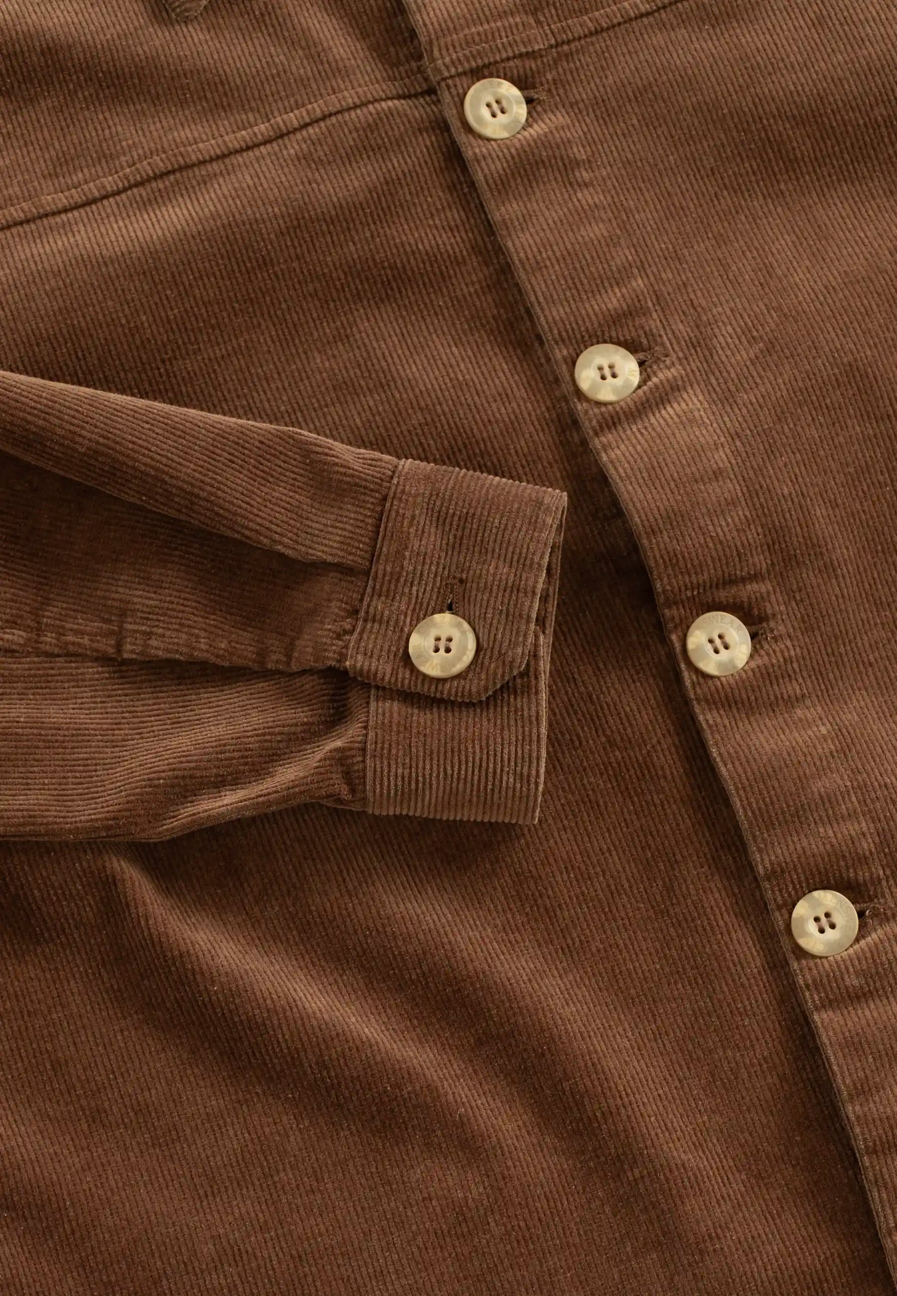 Dylan manchesterovershirt 3.0 - Brun